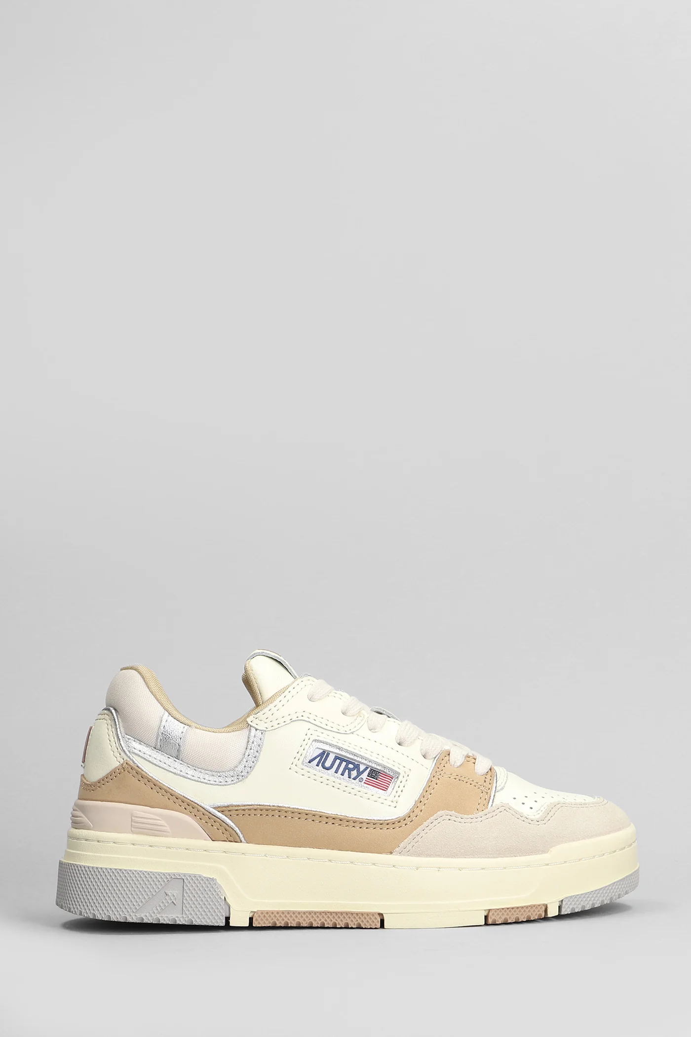 Clc Low Sneakers in beige leather