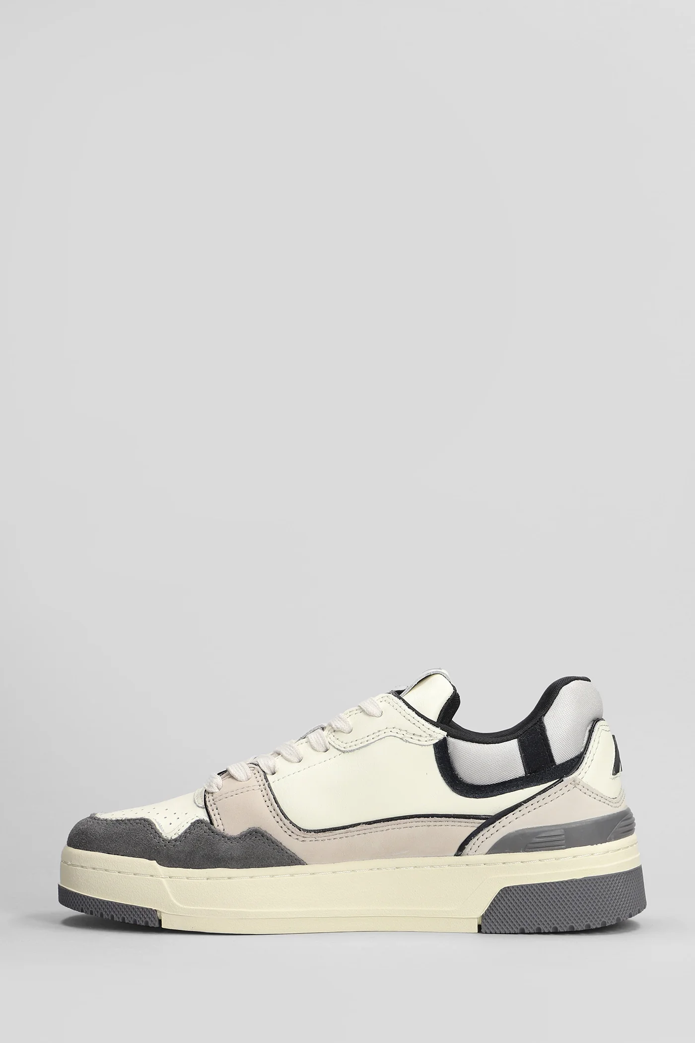 Clc Low Sneakers in grey suede and leather - Image 3