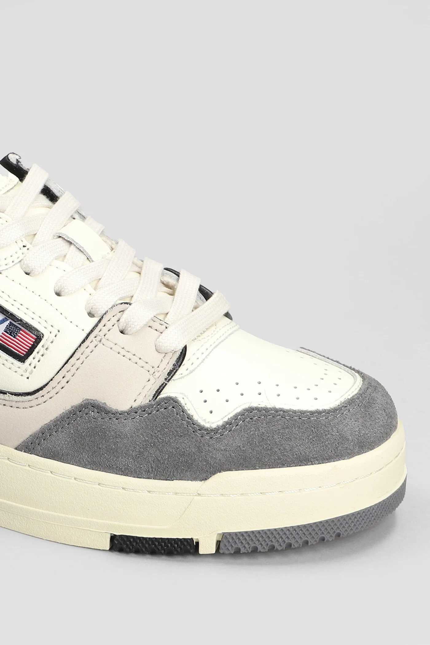Clc Low Sneakers in grey suede and leather - Image 5