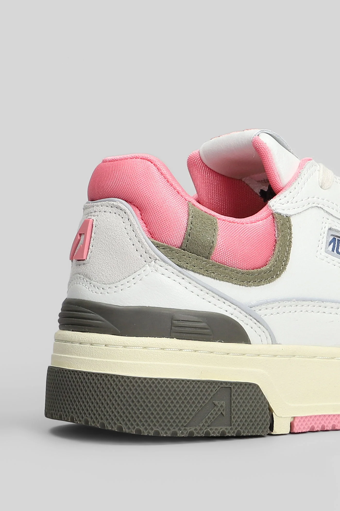 Clc Low Sneakers in white leather and fabric - Image 5
