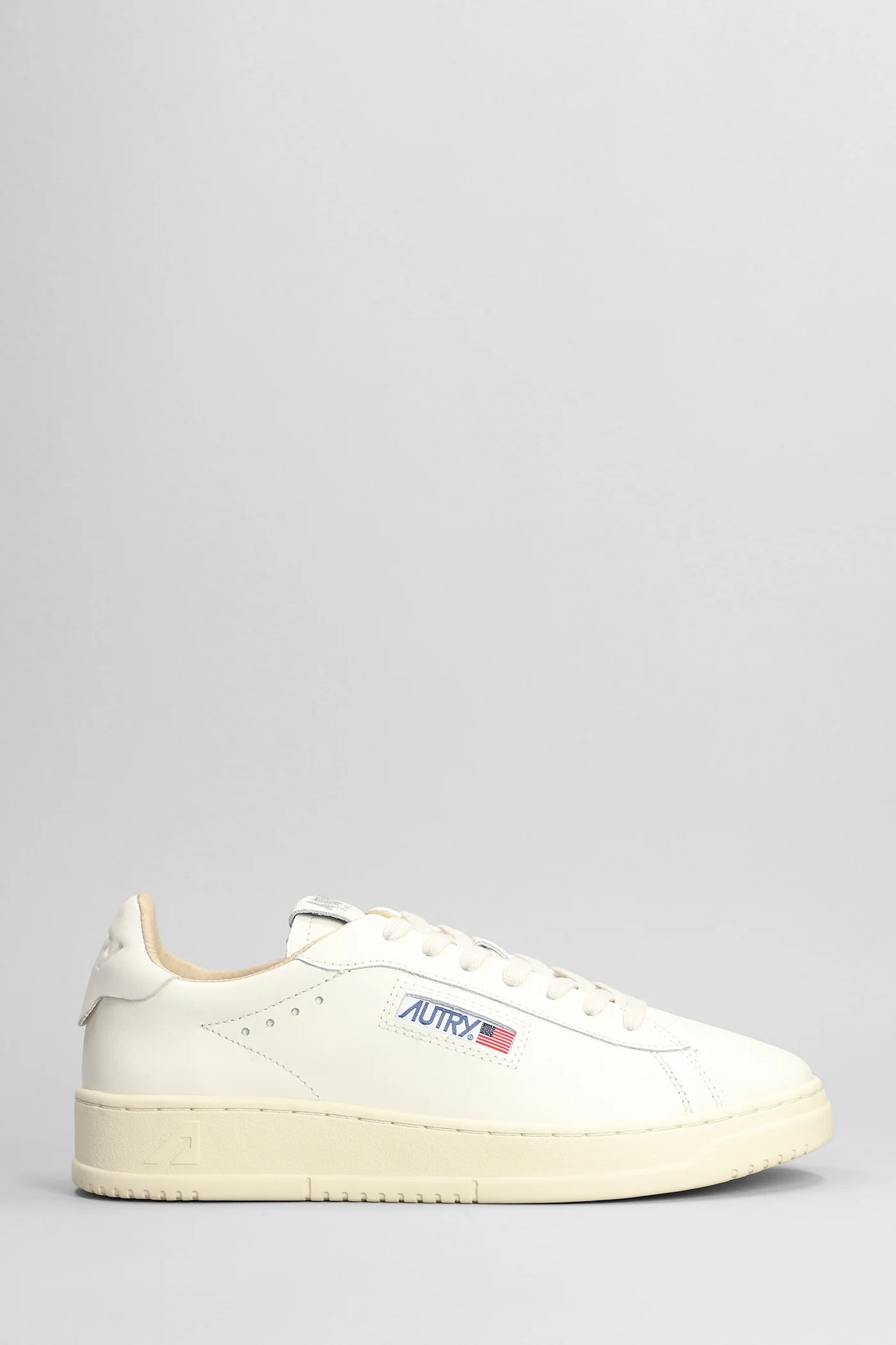 Dallas Low Sneakers in white leather