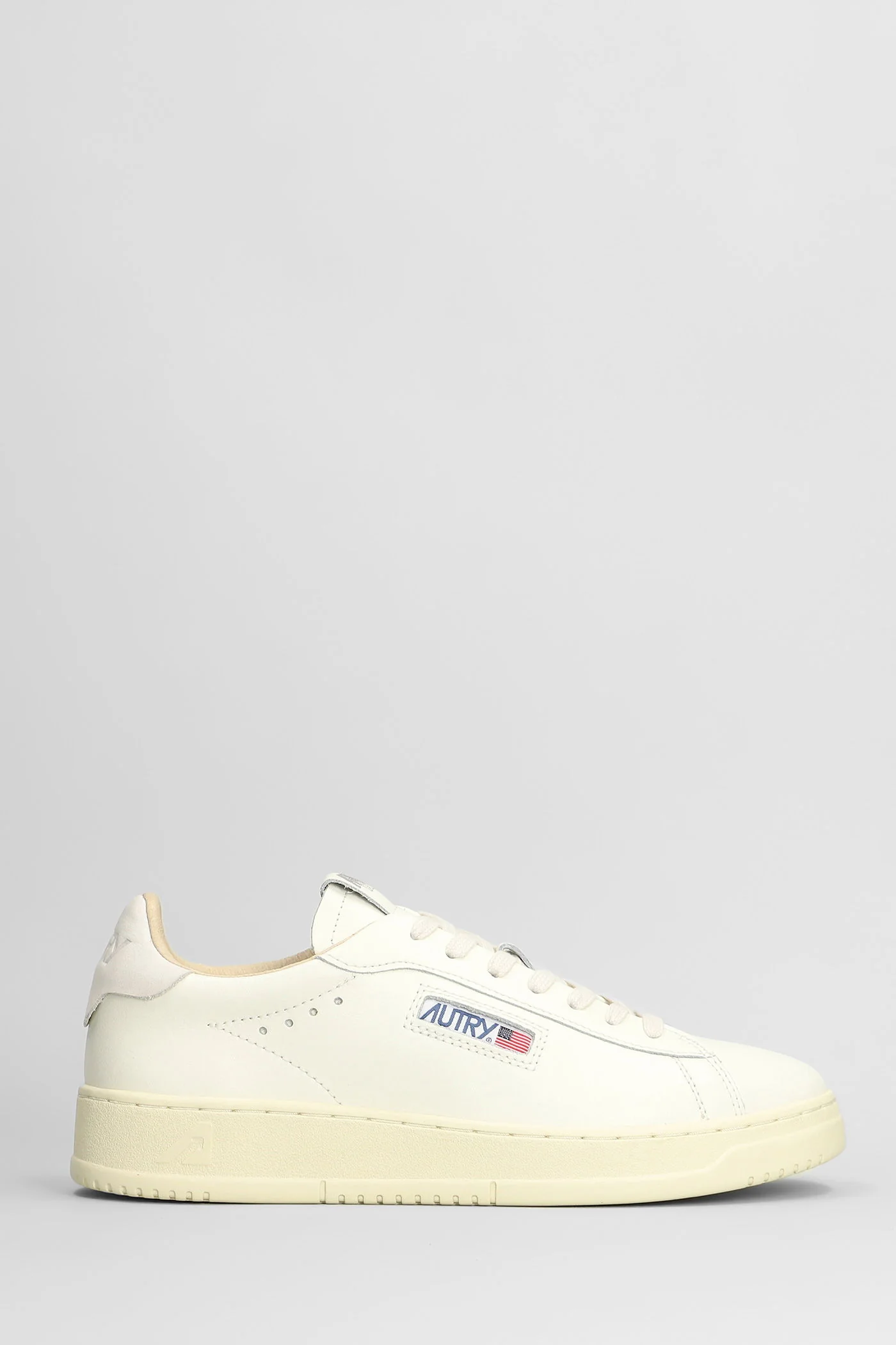 Dallas Low Sneakers in white leather