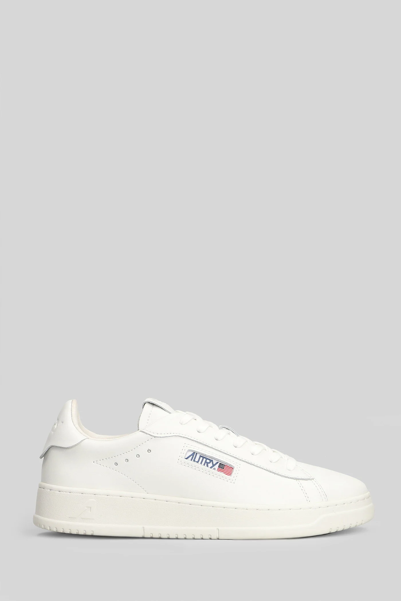 Dallas Low Sneakers in white leather