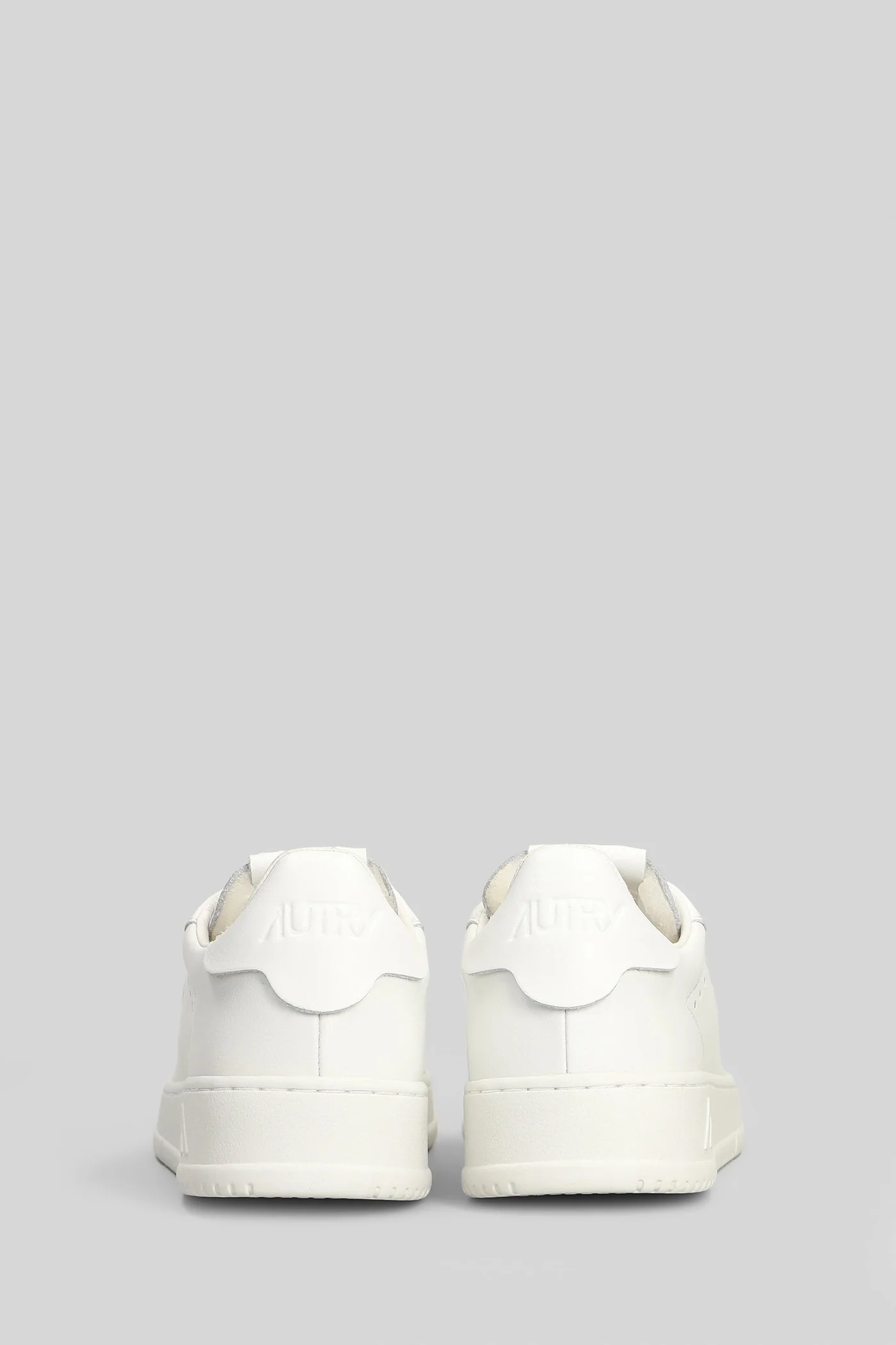 Dallas Low Sneakers in white leather - Image 4