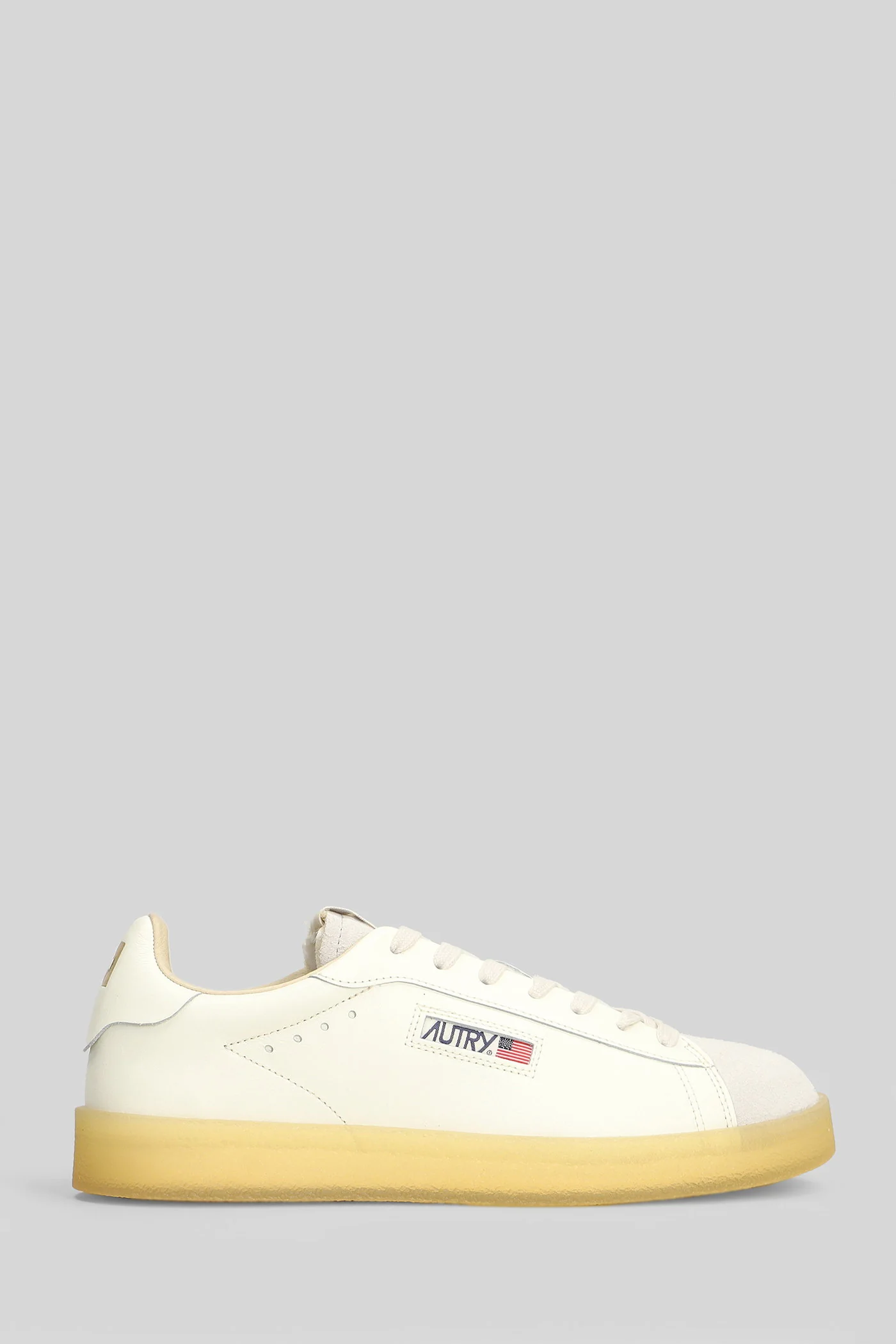 Dallas Low Sneakers in white leather