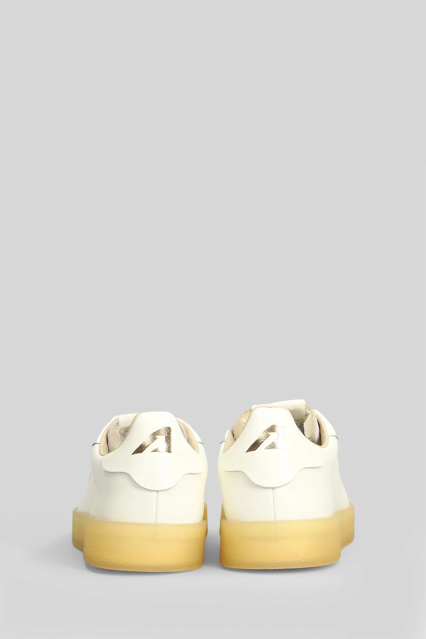 Dallas Low Sneakers in white leather - Image 4