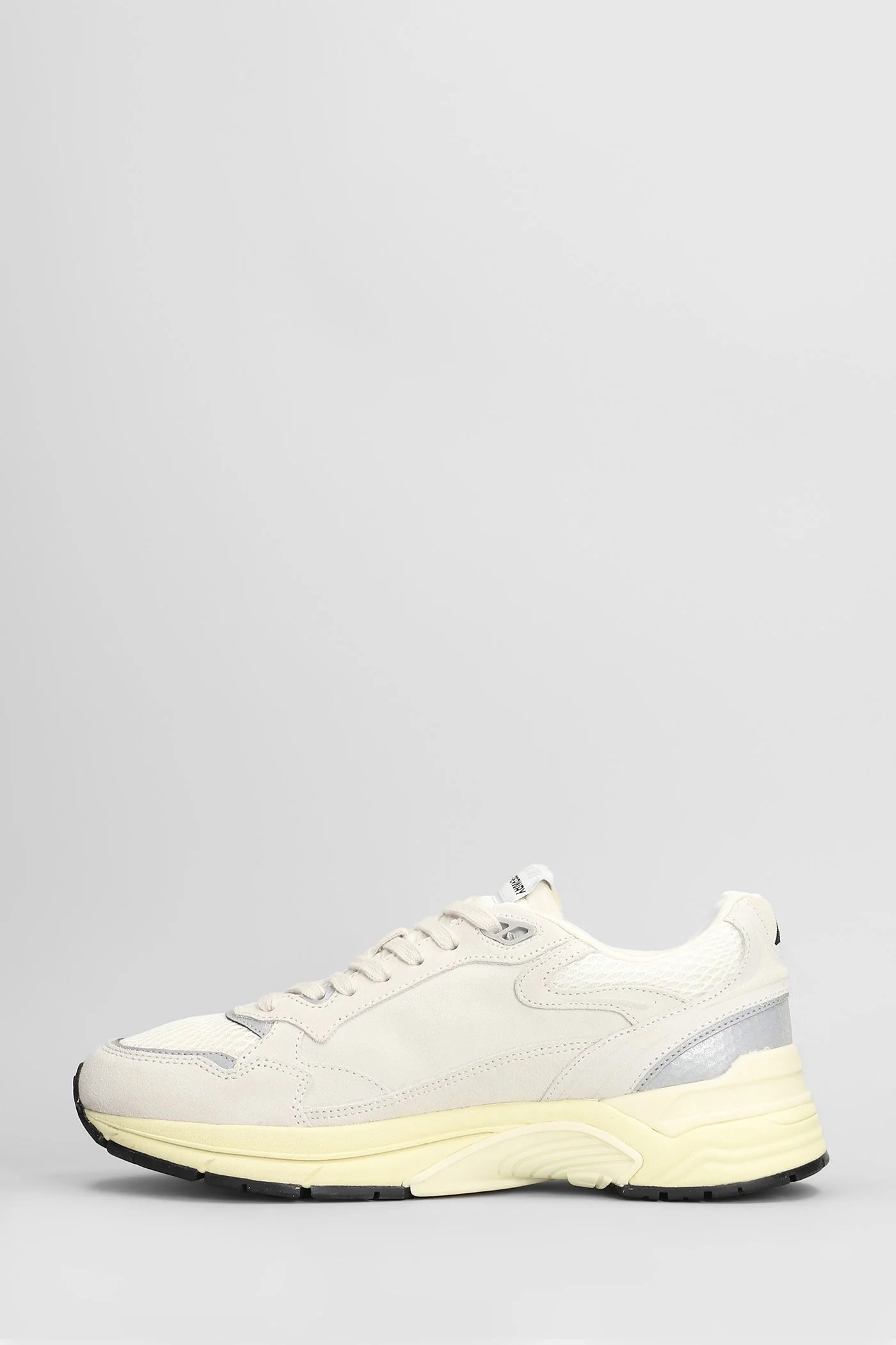 Hyperway Low Sneakers in grey Suede and fabric - Image 3