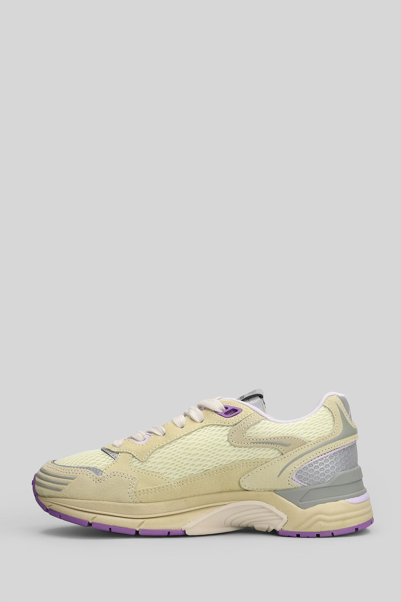 Hyperway low Sneakers in multicolor Suede and fabric - Image 8