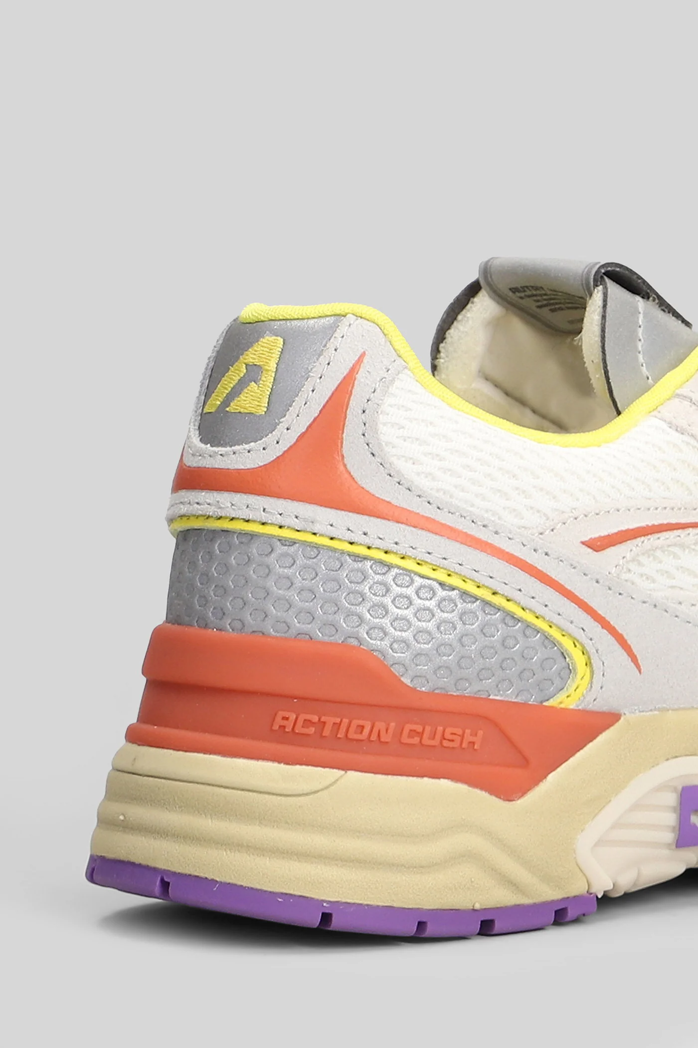 Hyperway Low Sneakers in white Suede and fabric - Image 5