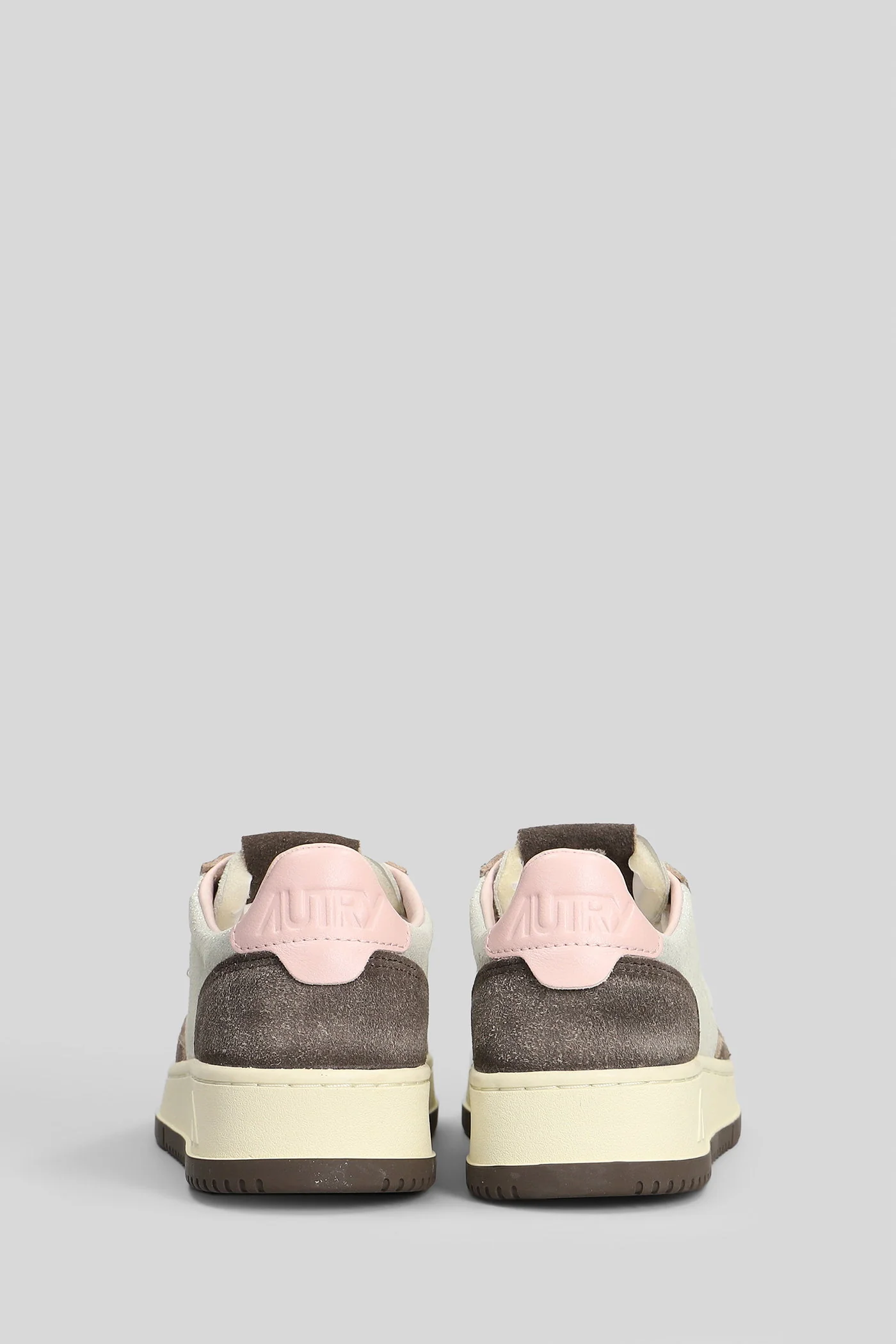 Medalist Low Sneakers in silver Suede and fabric - Image 49