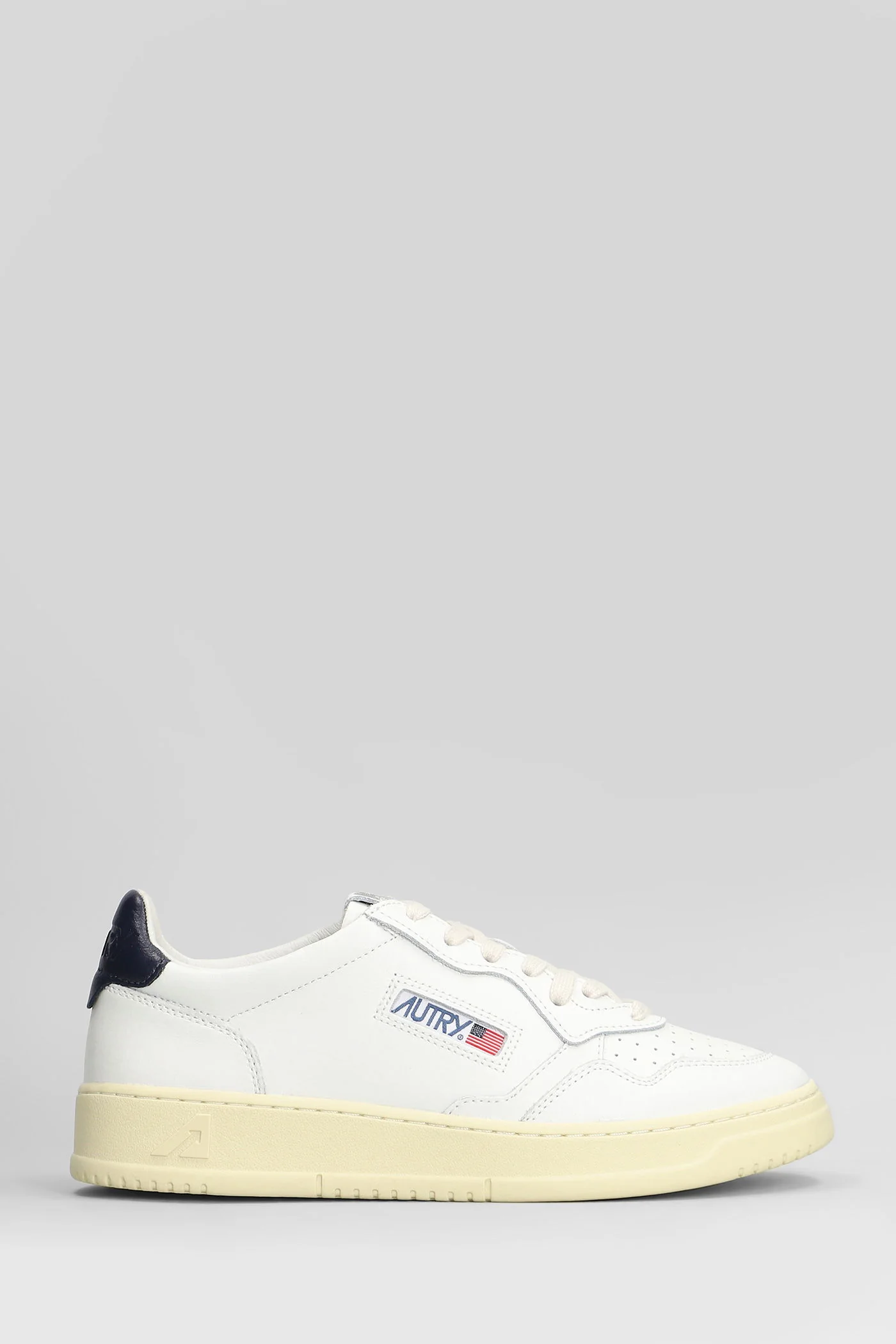 Medalist Low Sneakers in white leather