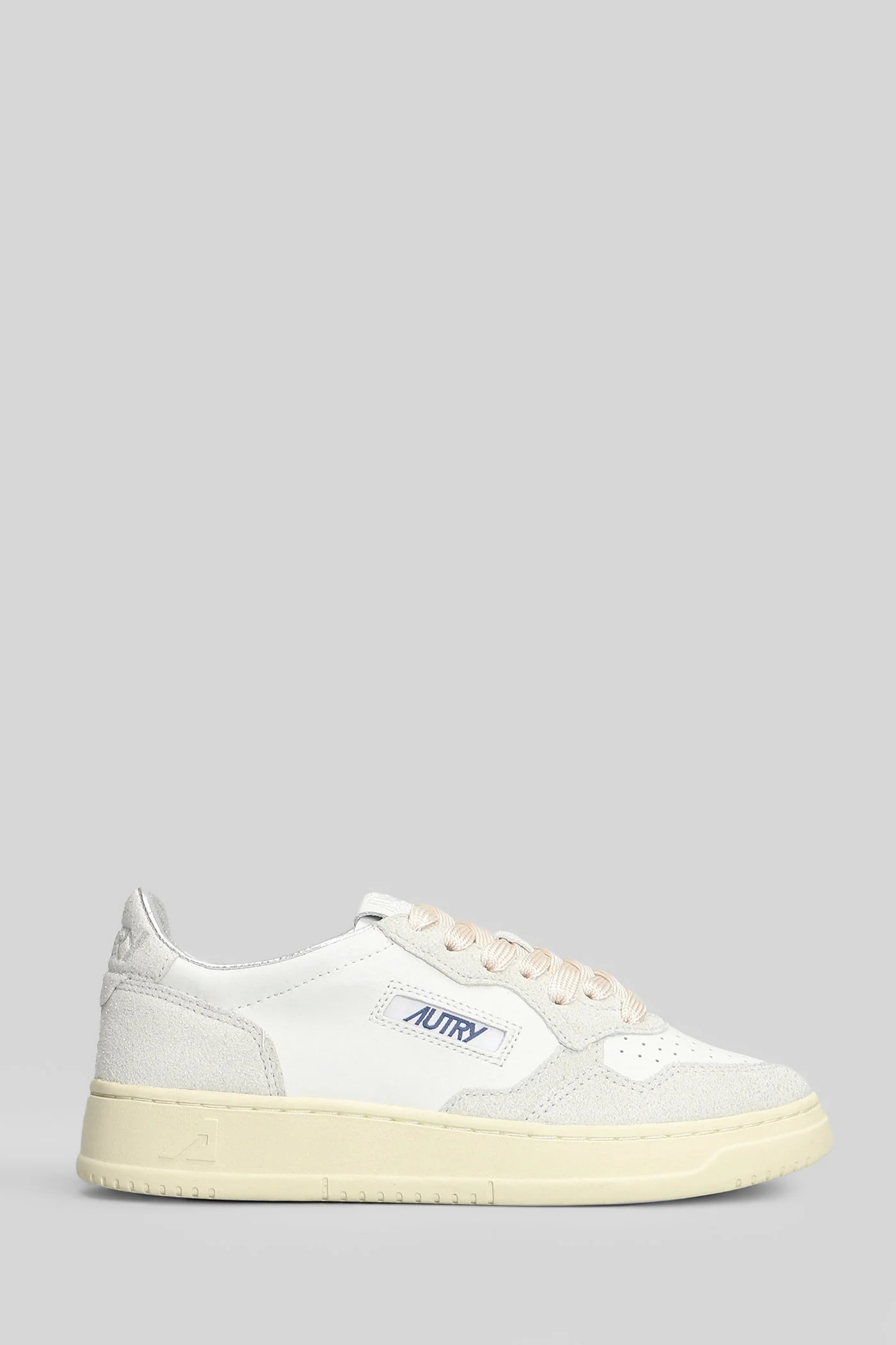 Medalist Low Sneakers in white leather