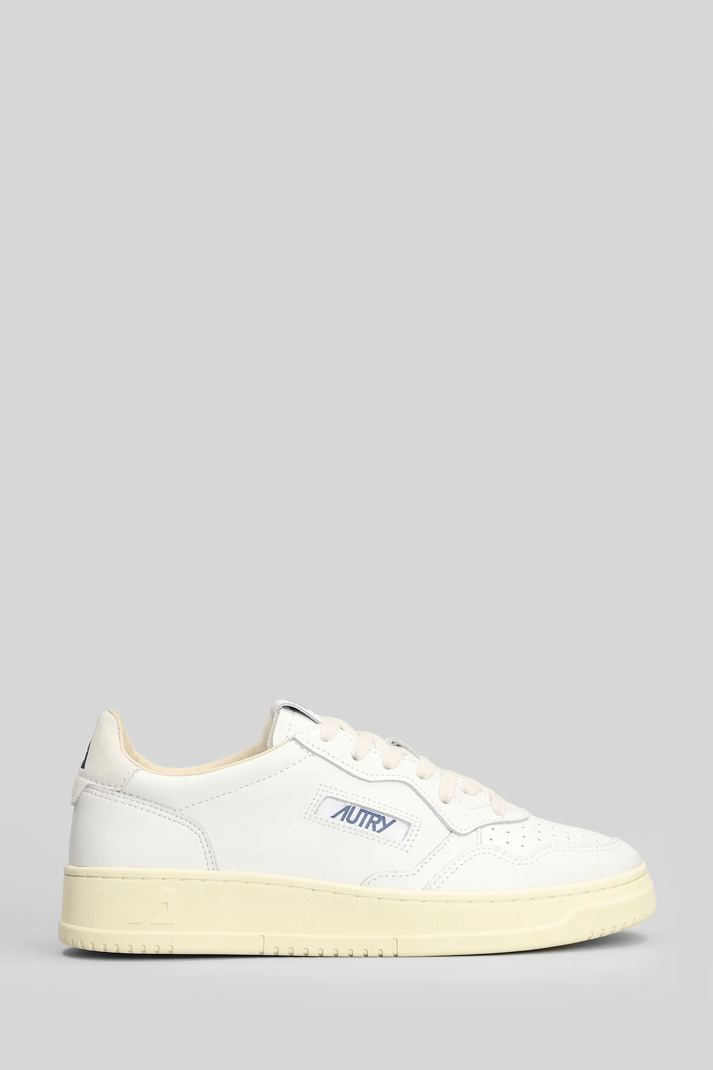 Medalist Low Sneakers in white leather