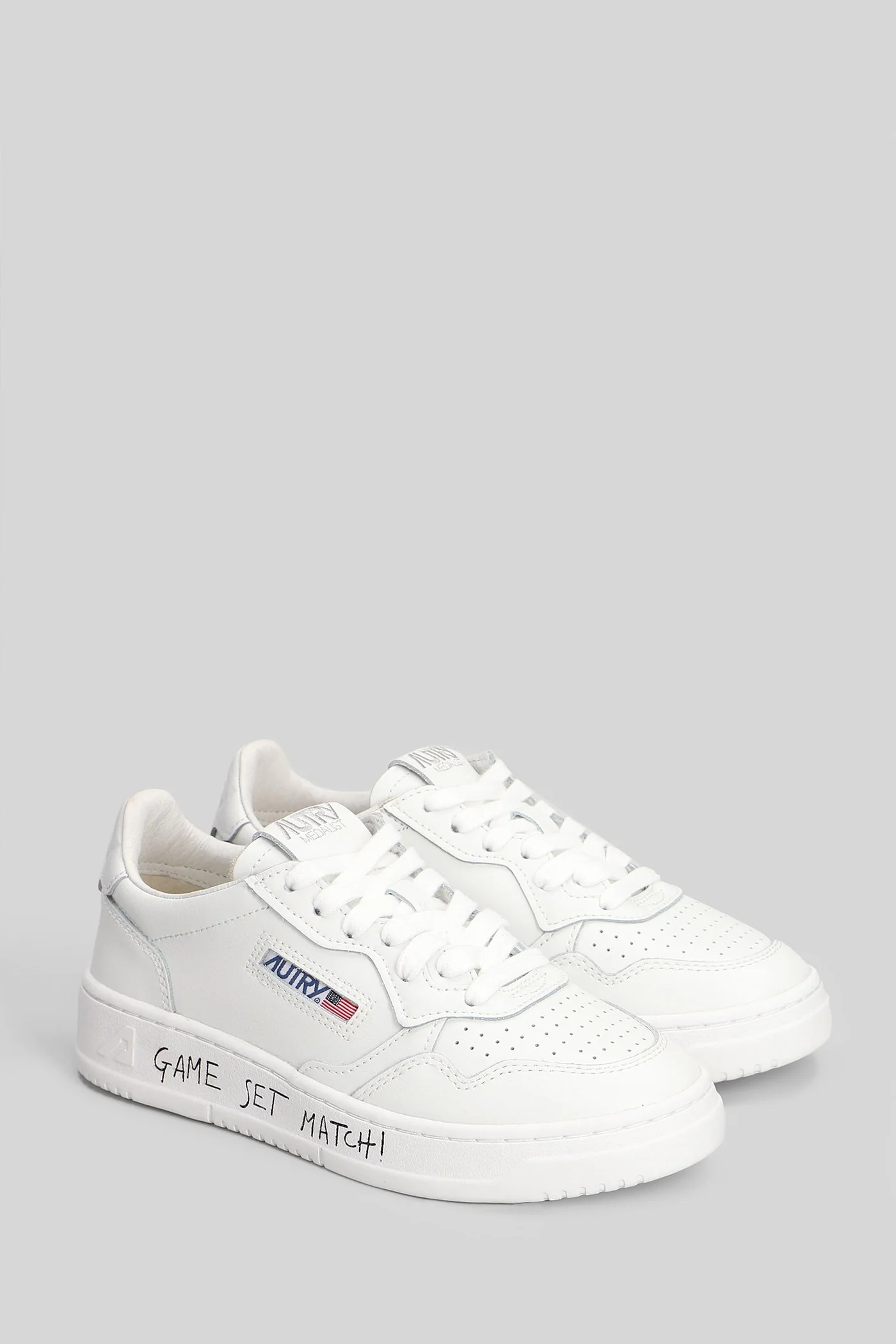 Medalist Low Sneakers in white leather - Image 2