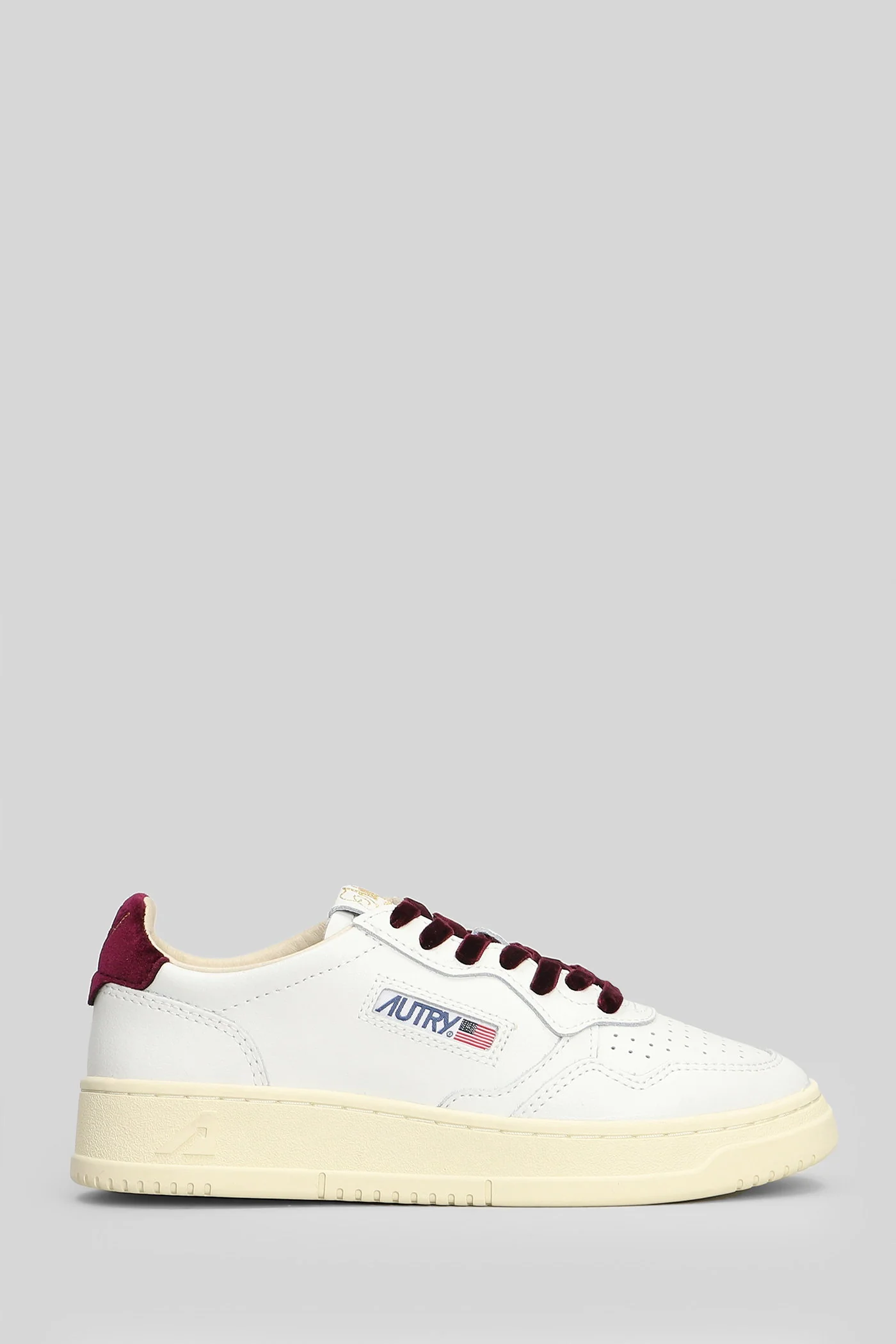 Medalist Low Sneakers in white leather