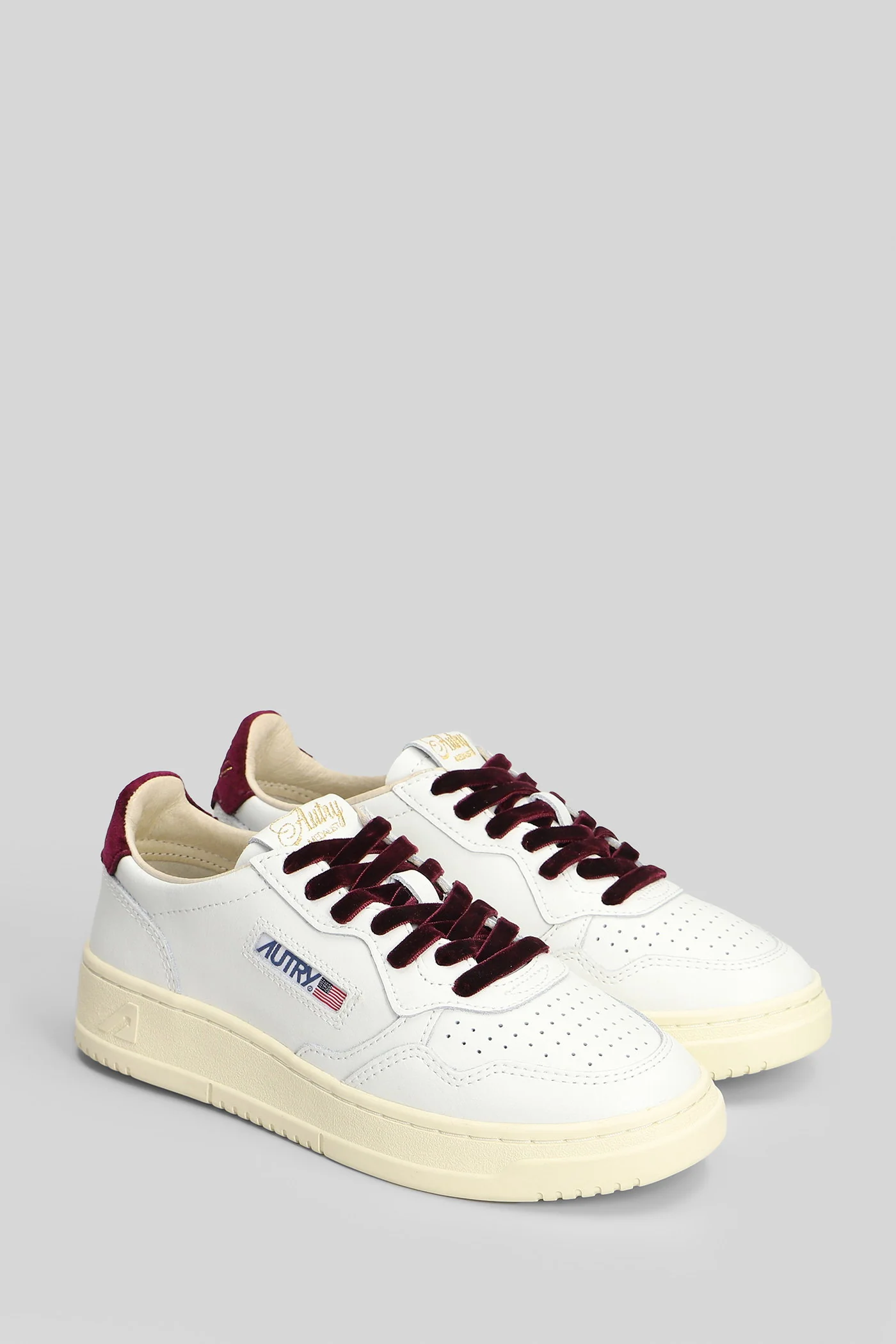 Medalist Low Sneakers in white leather - Image 2