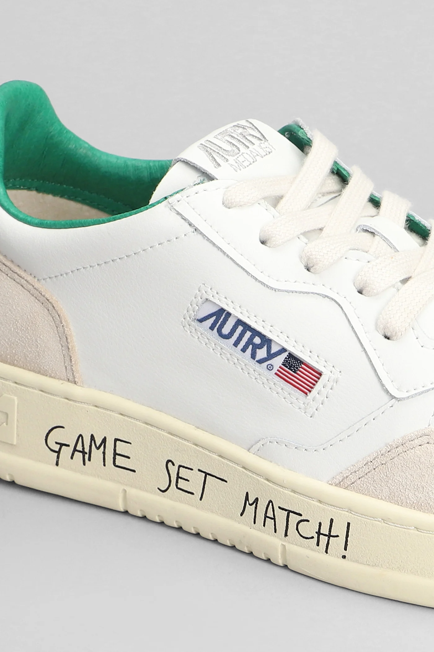 Medalist Low Sneakers in white suede and leather - Image 5