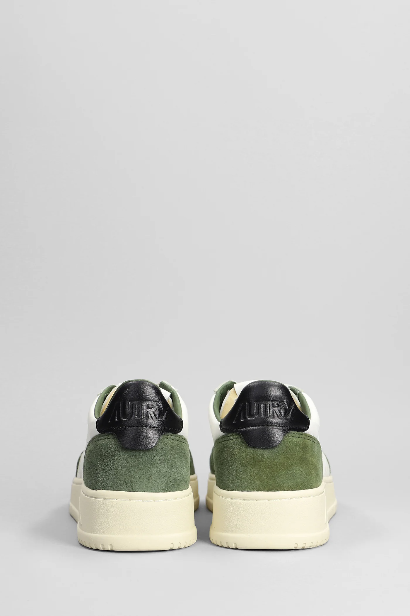 Medalist Low Sneakers in white suede and leather - Image 4