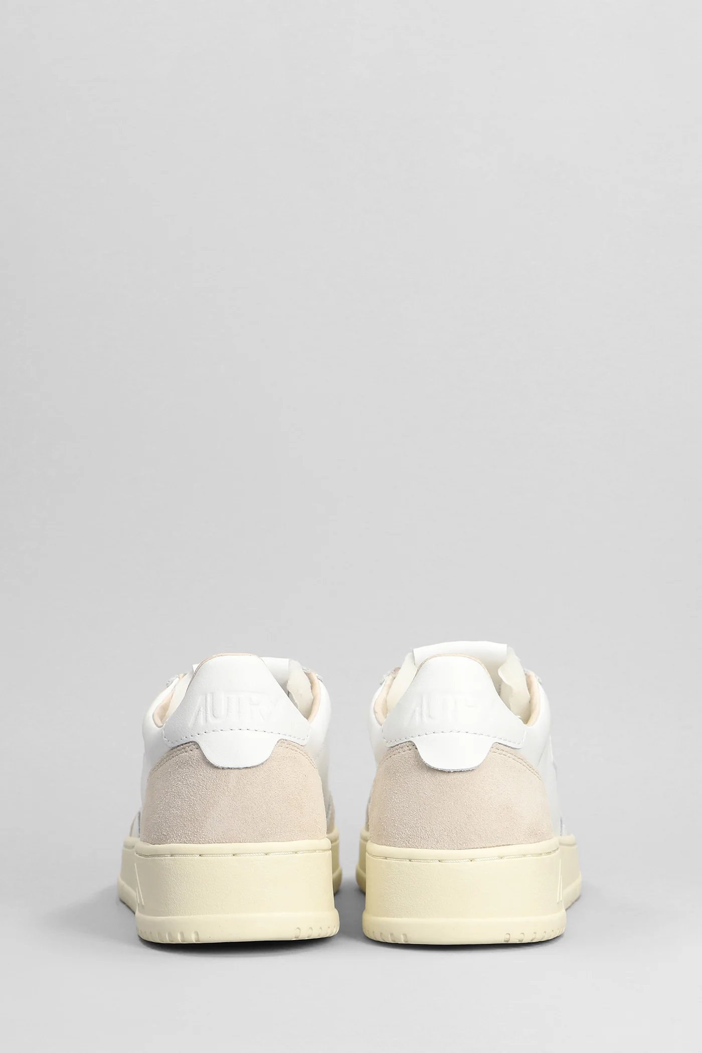 Medalist Low Sneakers in white suede and leather - Image 4