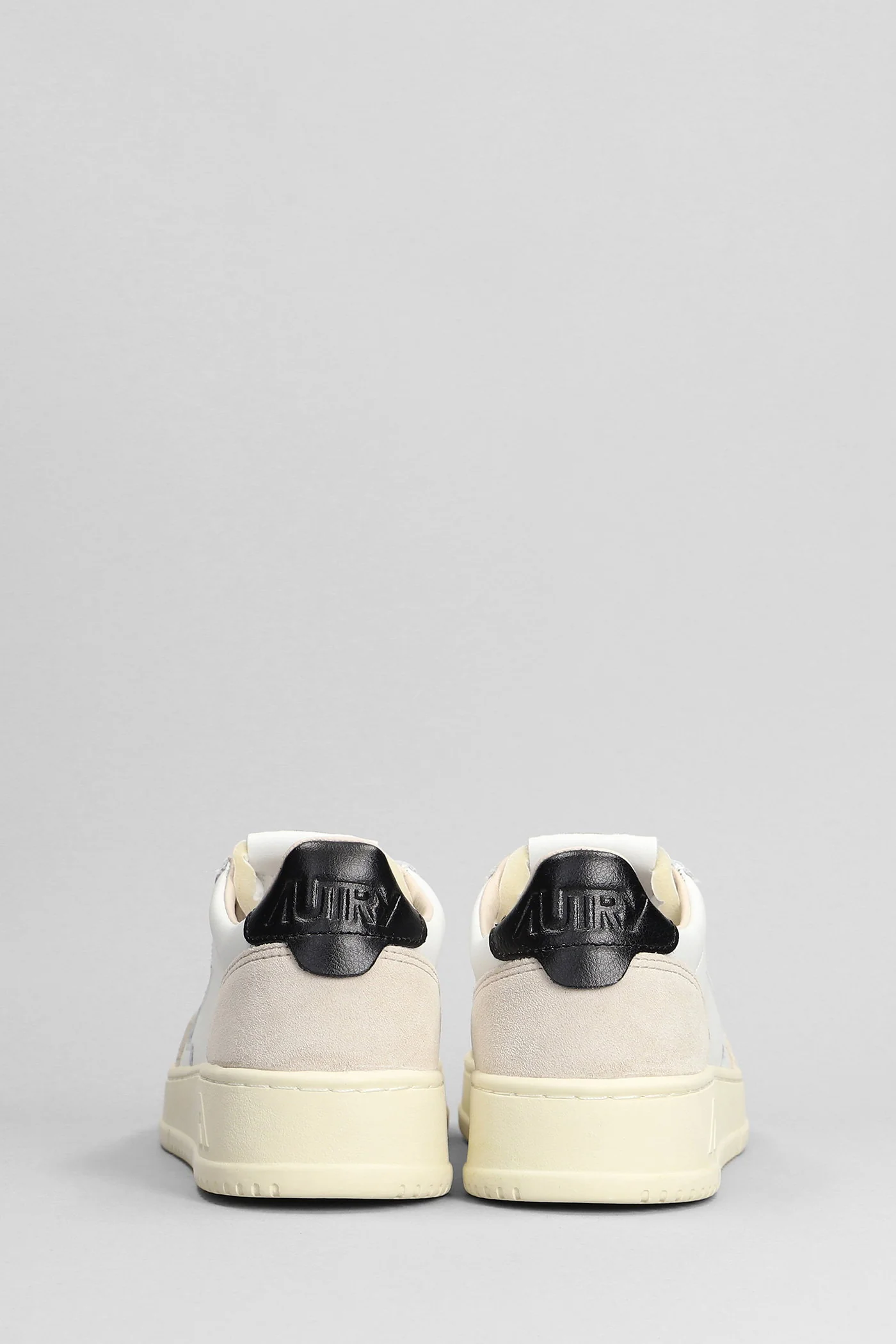 Medalist Low Sneakers in white suede and leather - Image 4