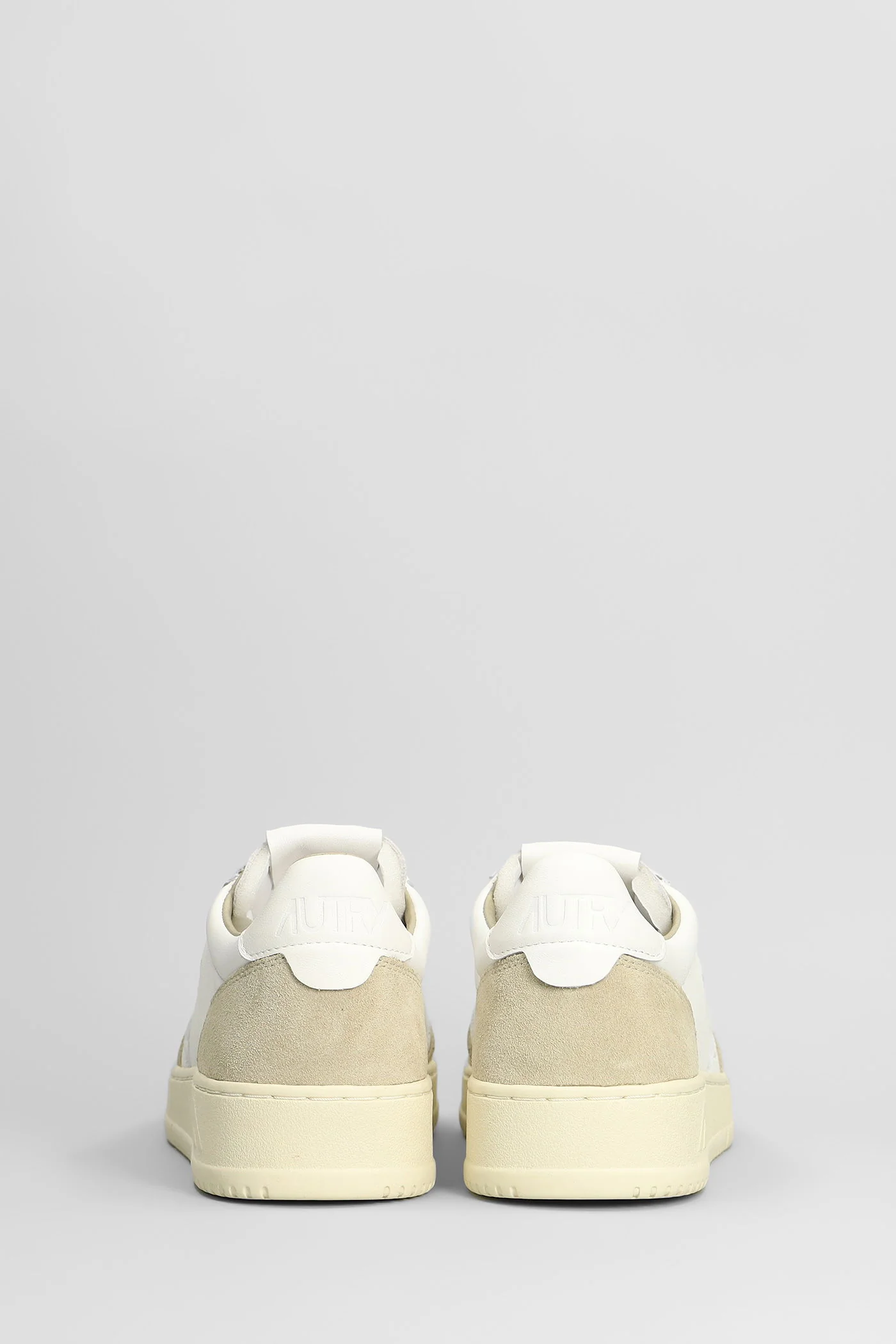 Medalist Low Sneakers in white suede and leather - Image 4