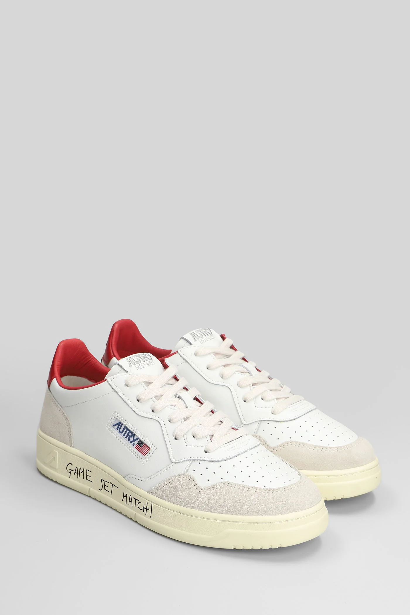 Medalist low Sneakers in white suede and leather - Image 2