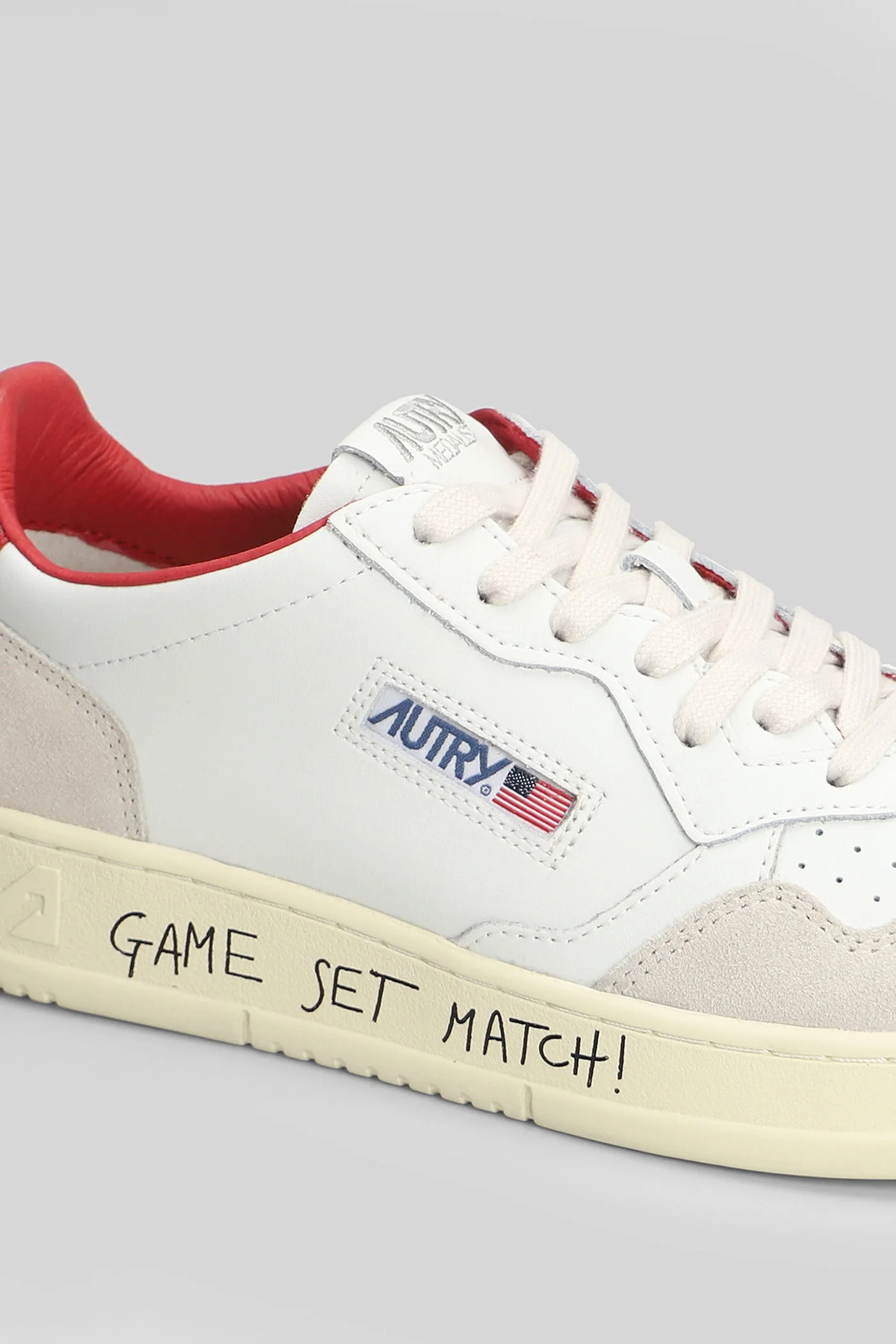 Medalist low Sneakers in white suede and leather - Image 5