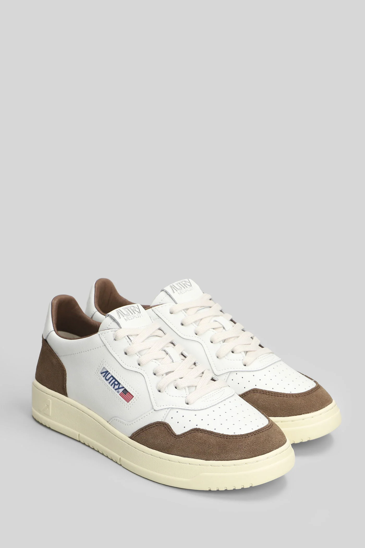Medalist low Sneakers in white suede and leather - Image 7