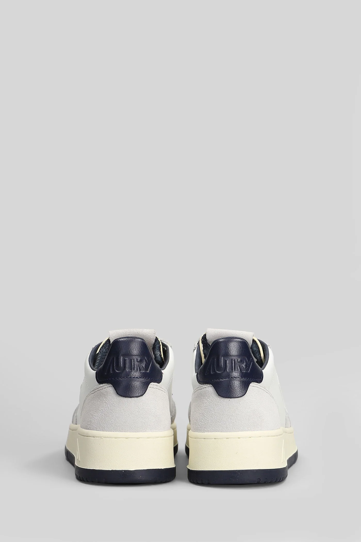 Medalist Low Sneakers in white suede and leather - Image 4