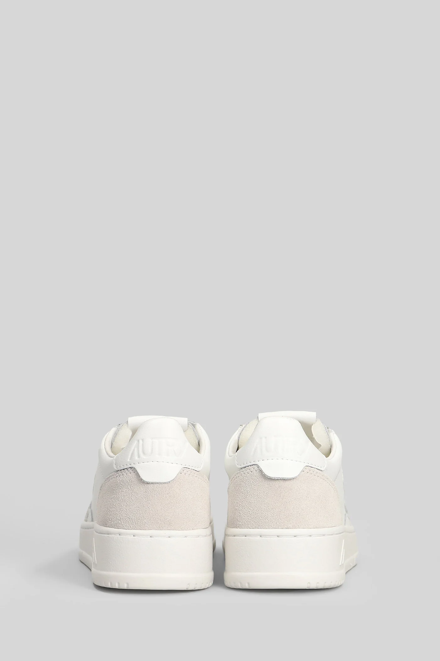 Medalist Low Sneakers in white suede and leather - Image 4