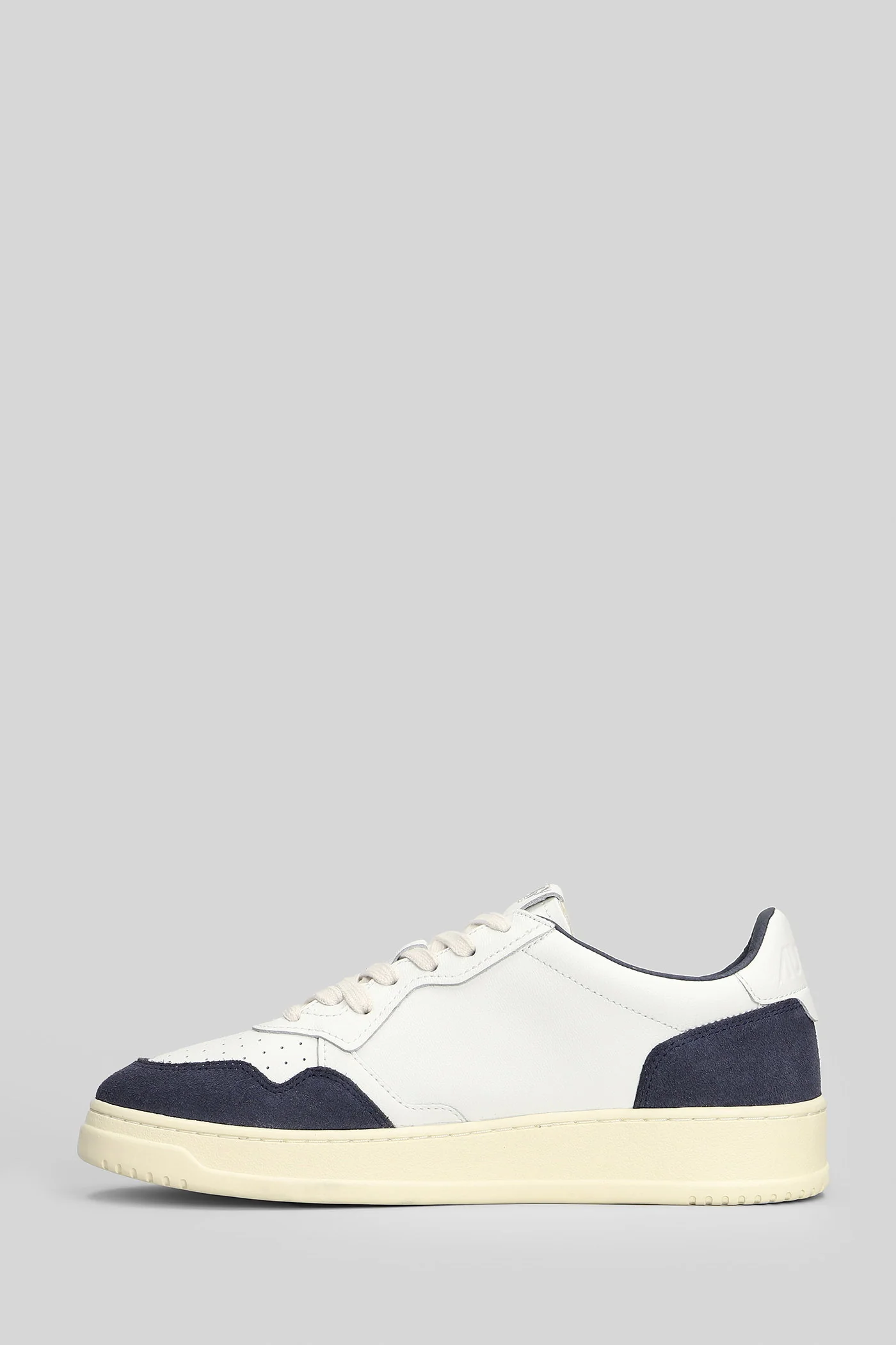Medalist Low Sneakers in white suede and leather - Image 8