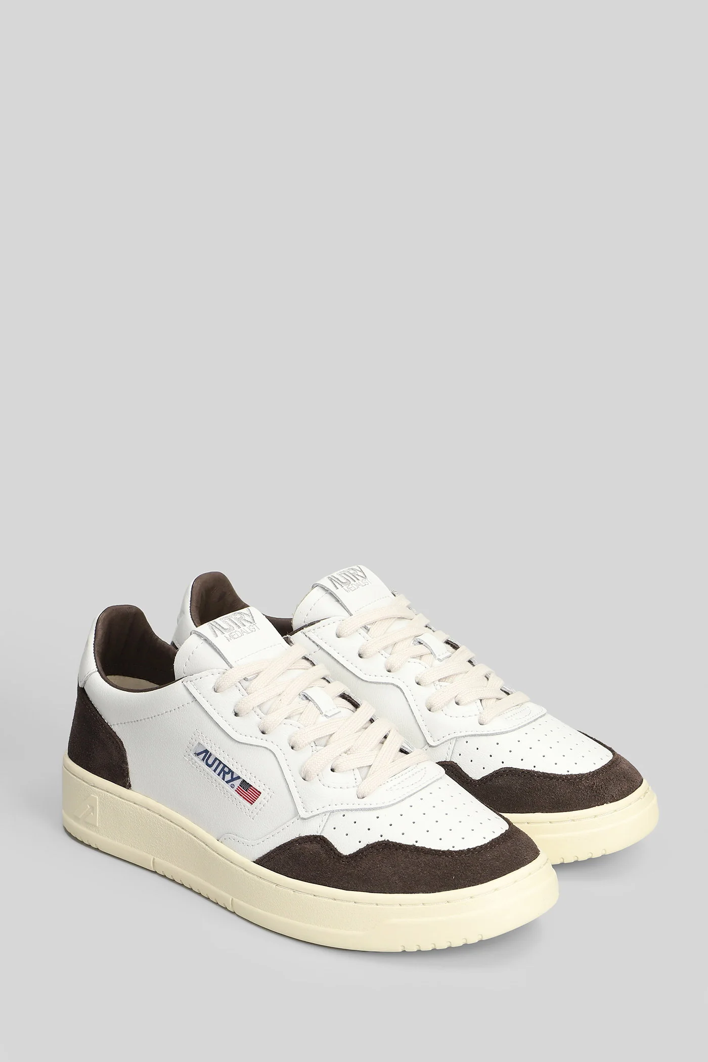 Medalist Low Sneakers in white suede and leather - Image 27