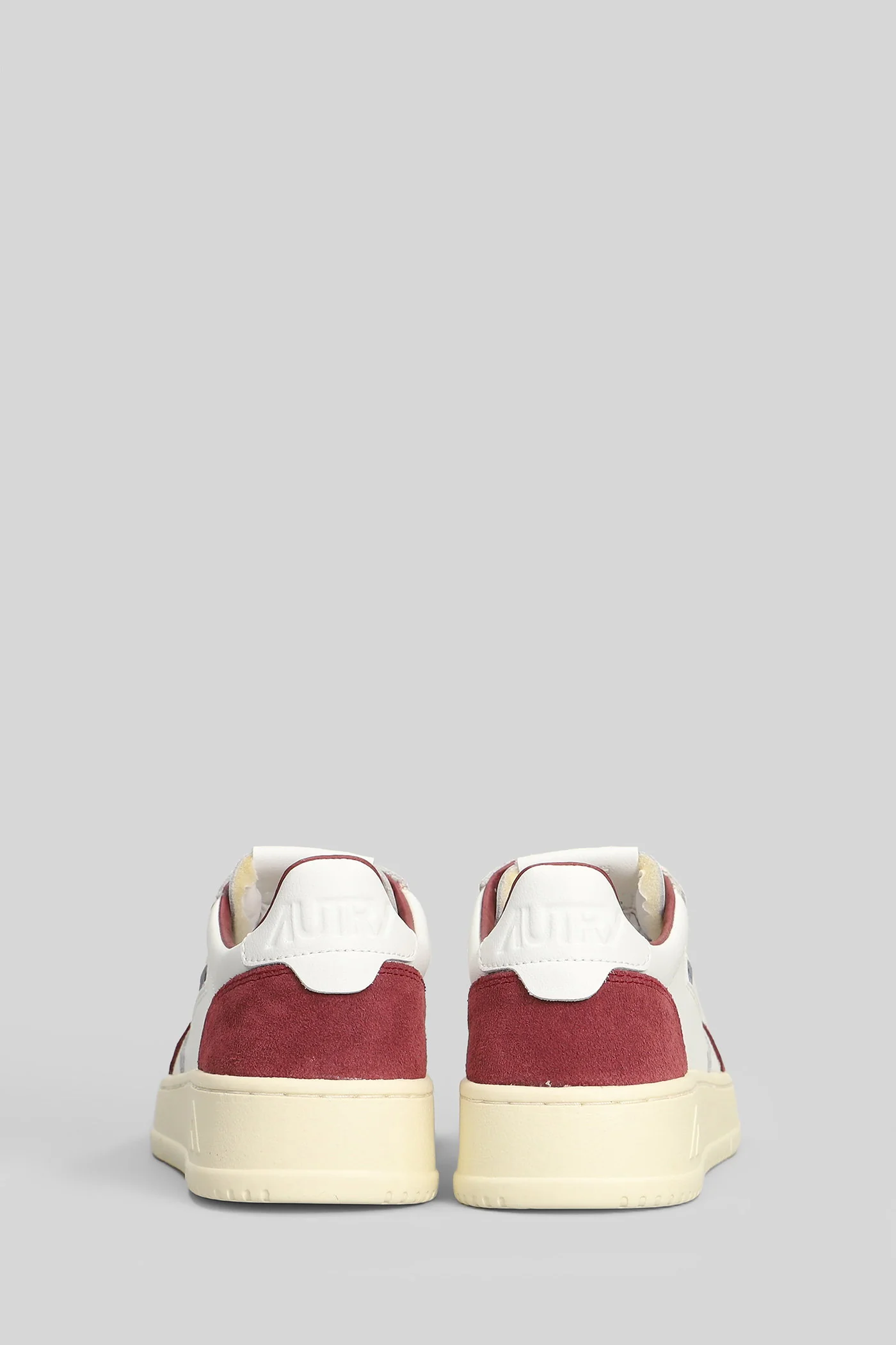 Medalist Low Sneakers in white suede and leather - Image 4