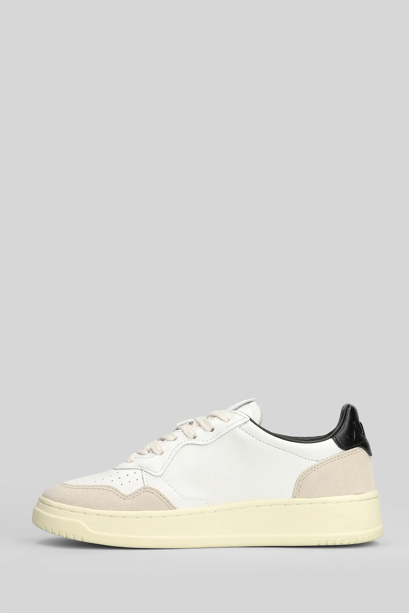 Medalist Low Sneakers in white suede and leather - Image 3