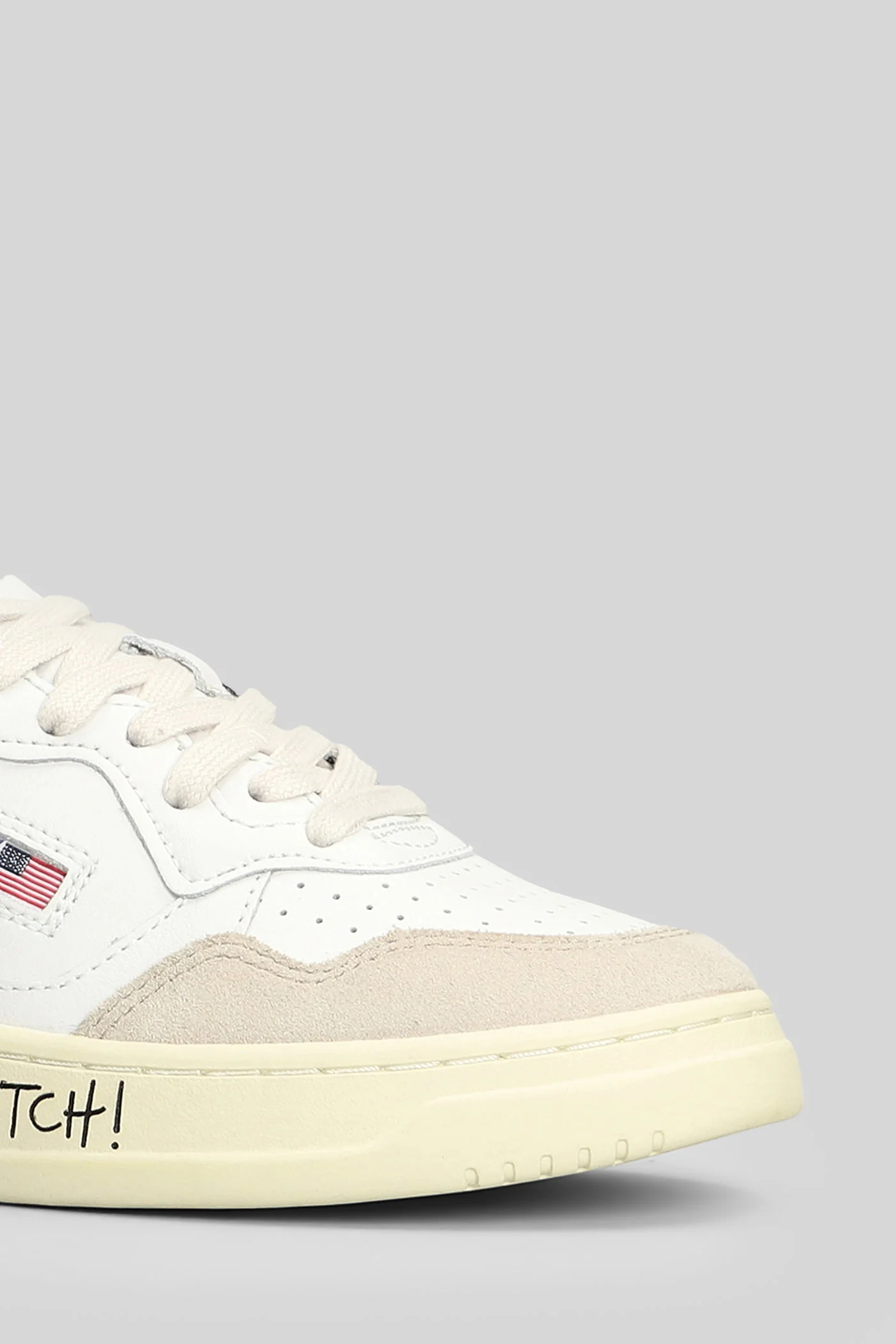 Medalist Low Sneakers in white suede and leather - Image 5