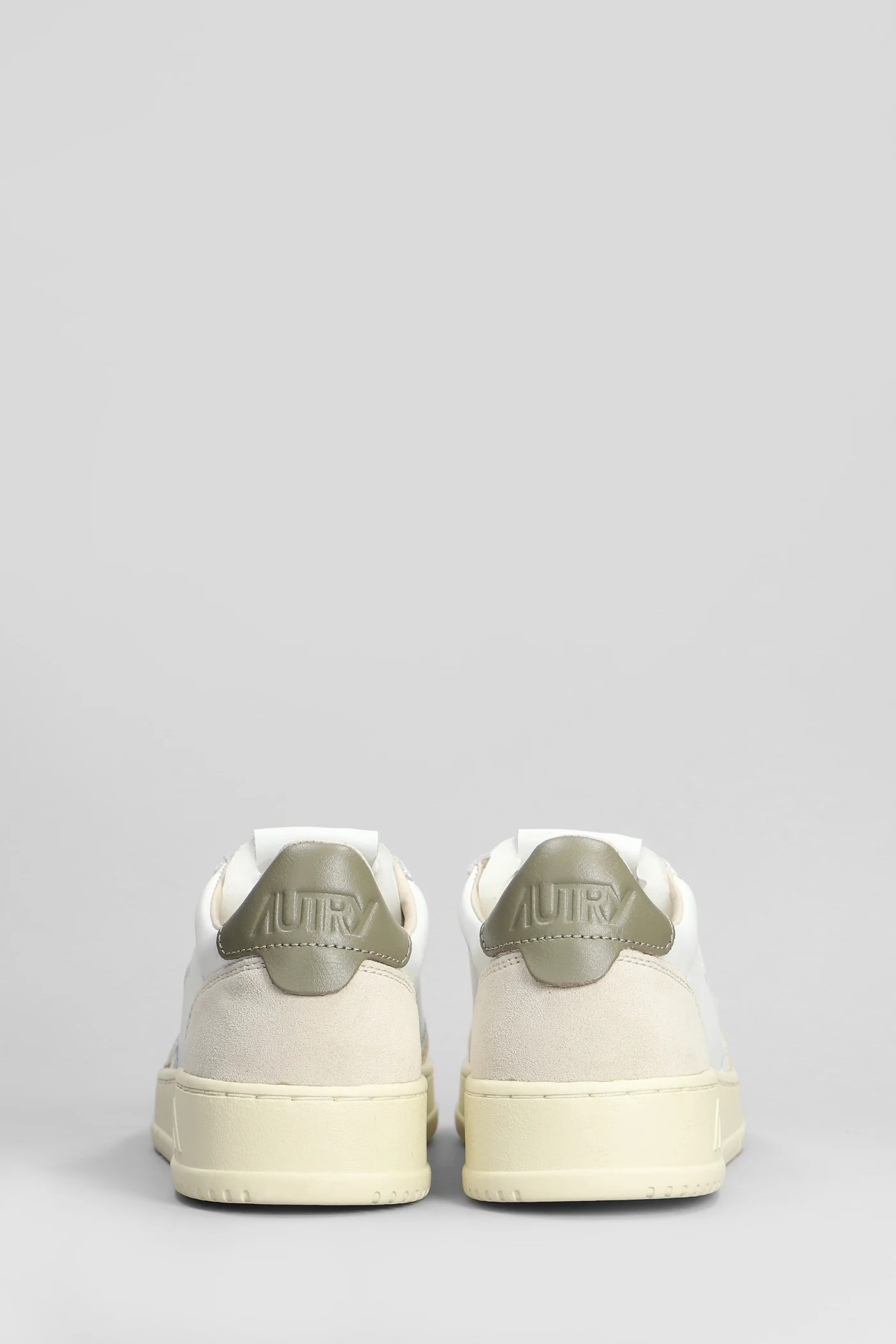 Medalist Sneakers in white suede and leather - Image 4