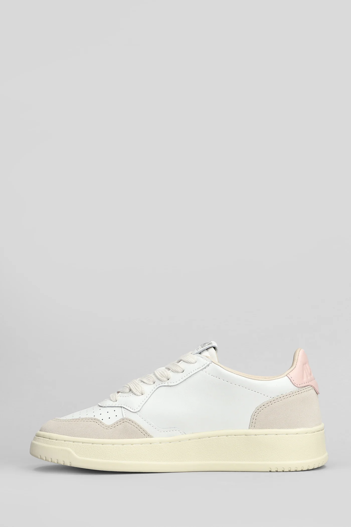 Medalist Sneakers in white suede and leather - Image 3
