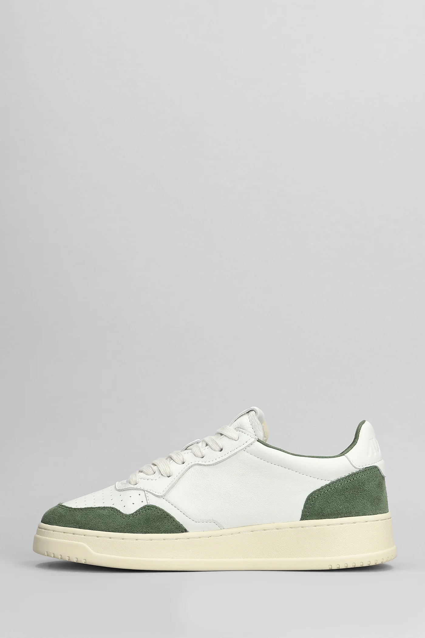 Medalist Sneakers in white suede and leather - Image 3