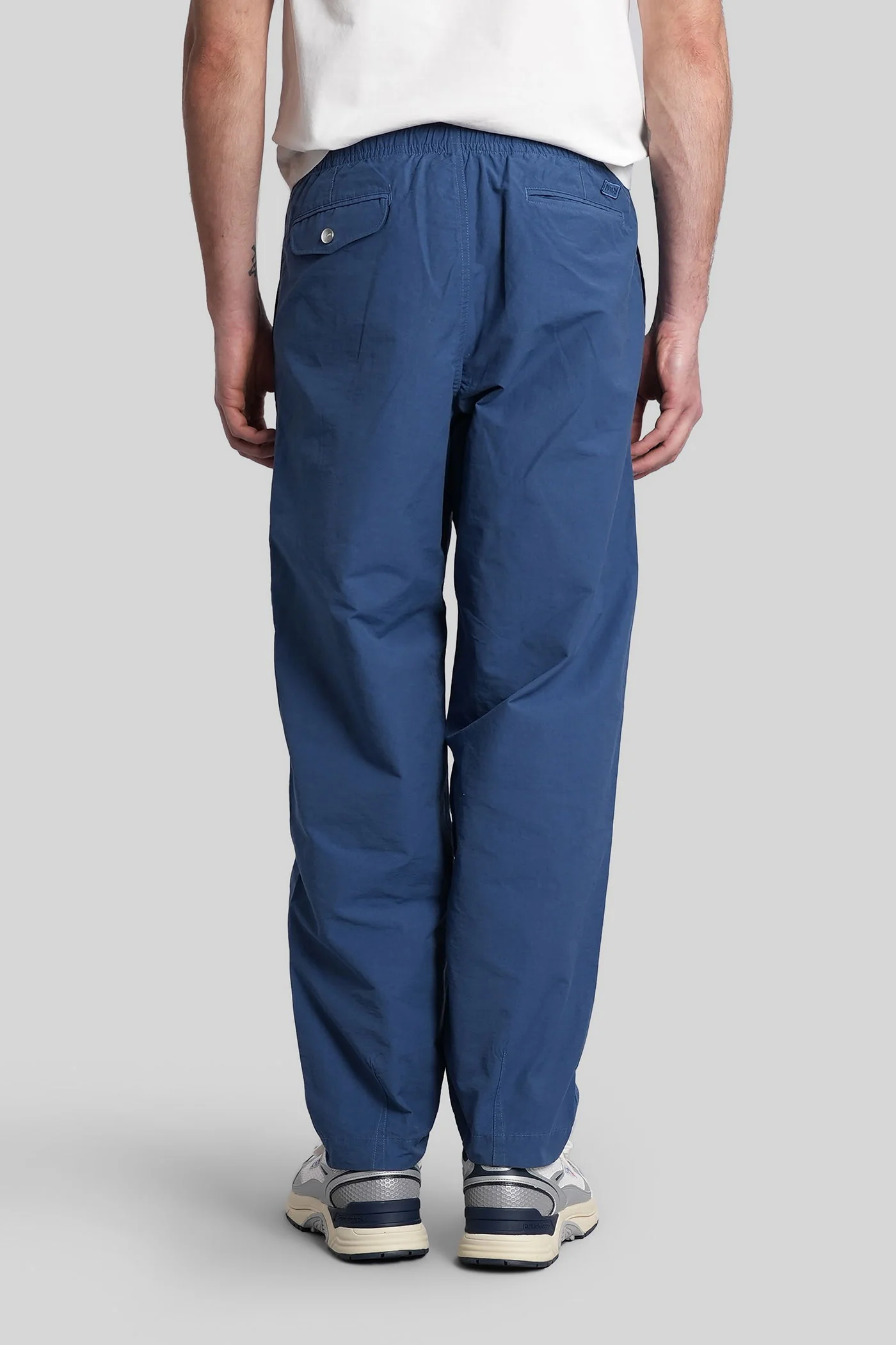 Pants in blue cotton - Image 3