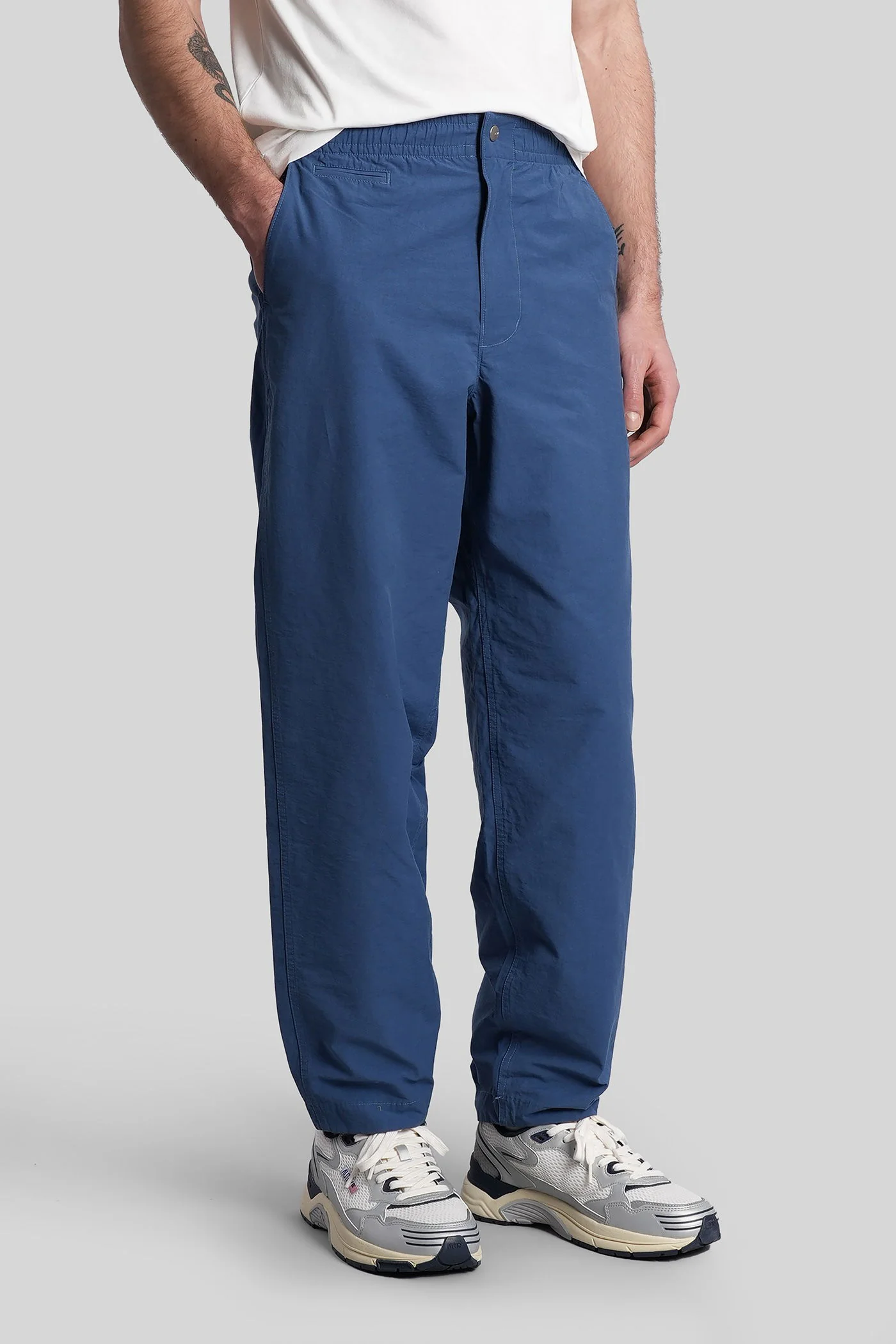 Pants in blue cotton - Image 4