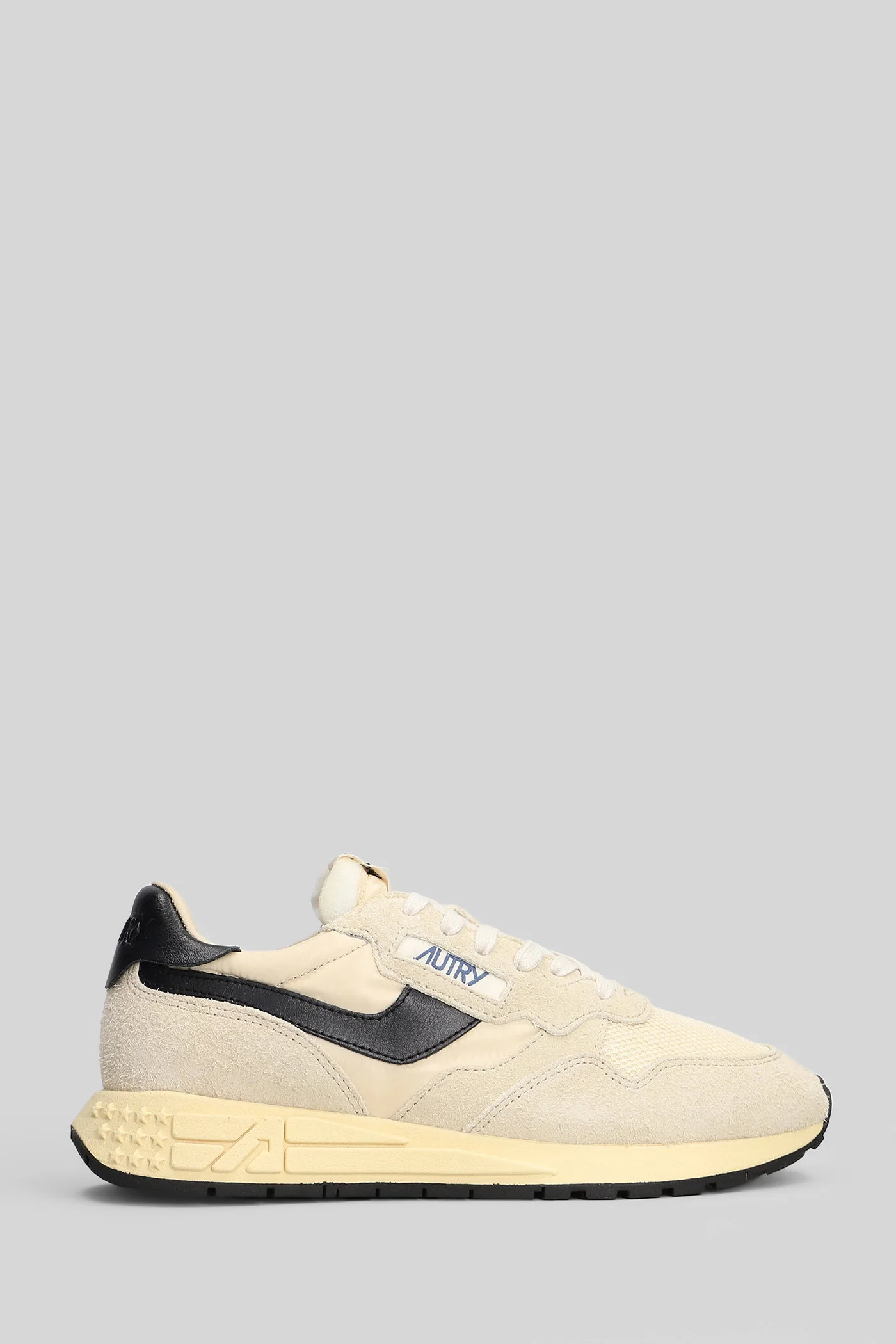 Reelwind Low Sneakers in beige Suede and fabric