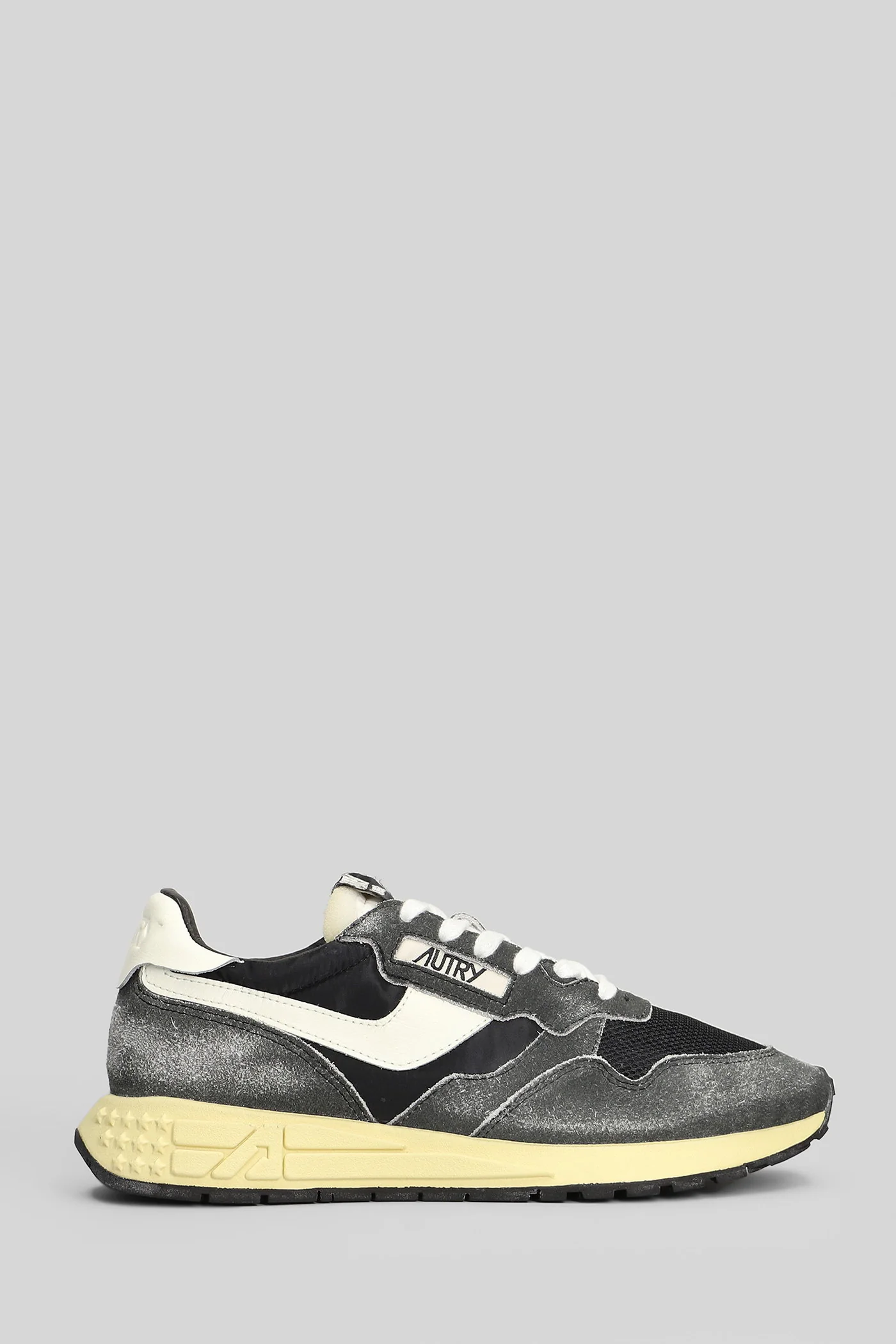Reelwind Low Sneakers in black Suede and fabric