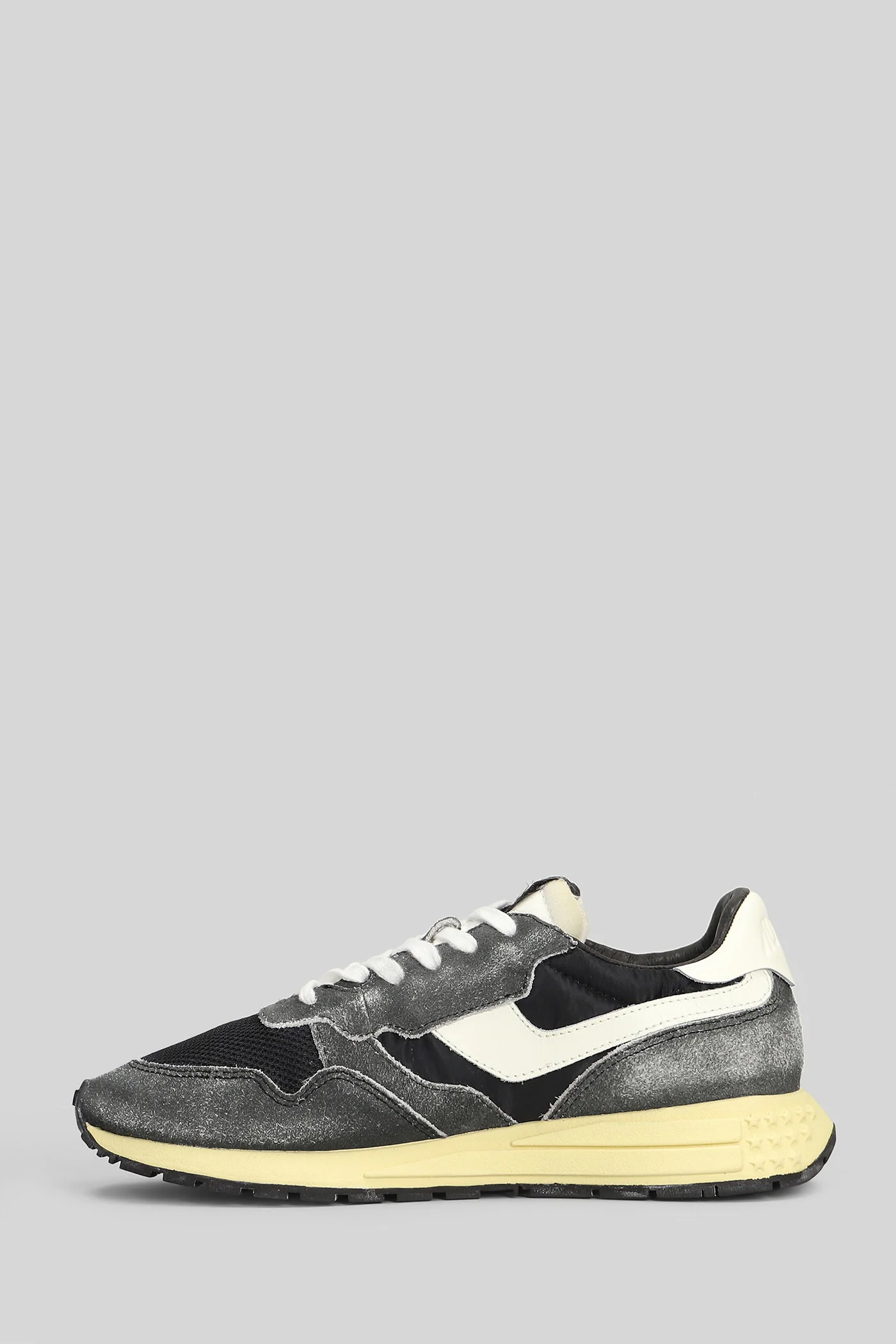 Reelwind Low Sneakers in black Suede and fabric - Image 3