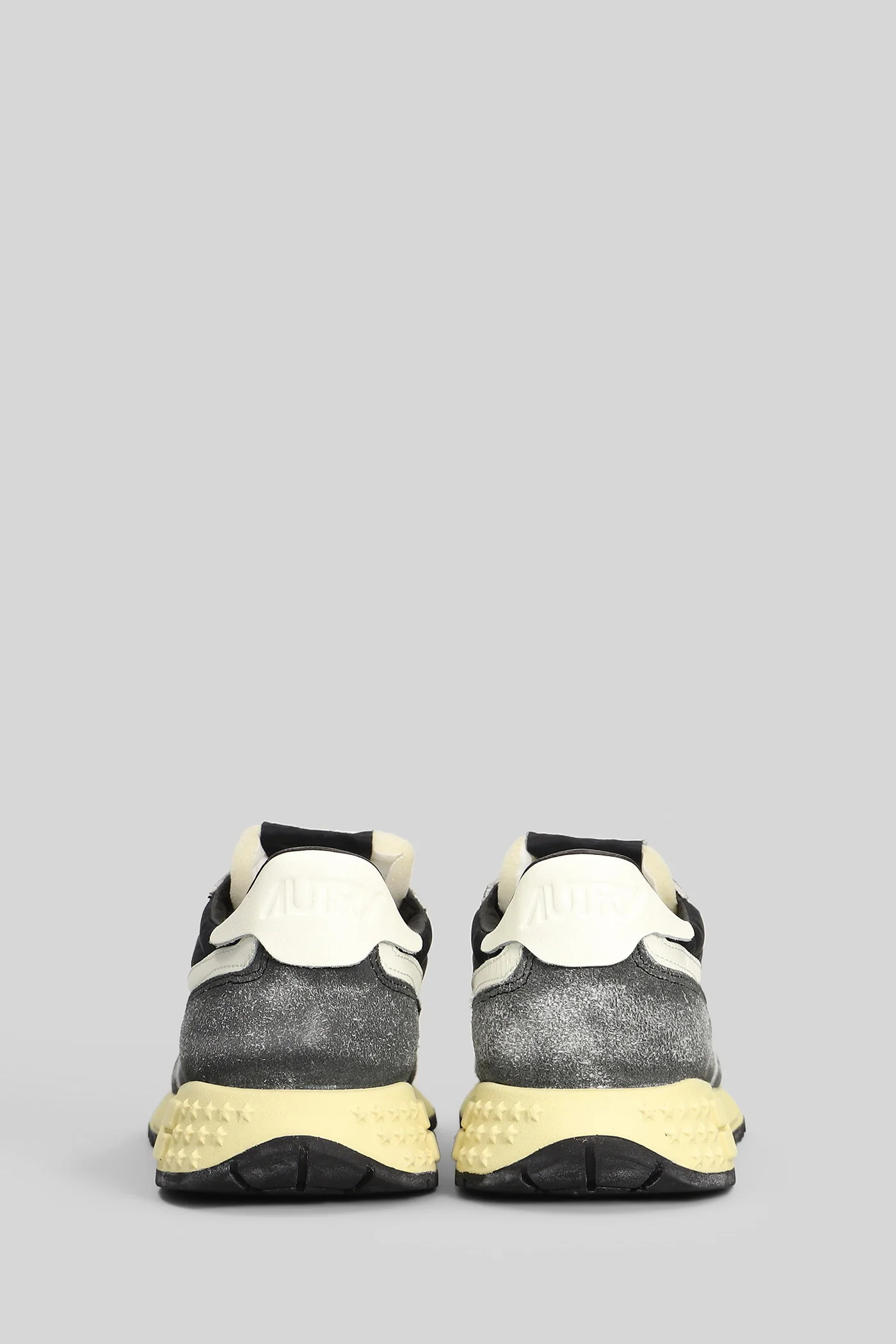 Reelwind Low Sneakers in black Suede and fabric - Image 4