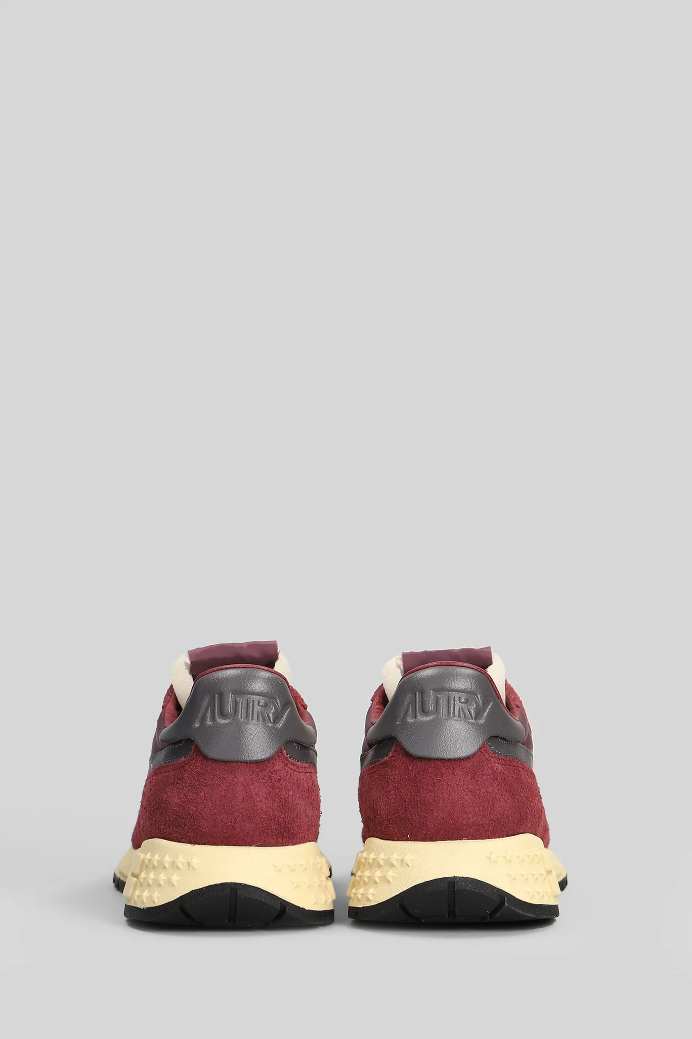 Reelwind Low Sneakers in bordeaux Suede and fabric - Image 4