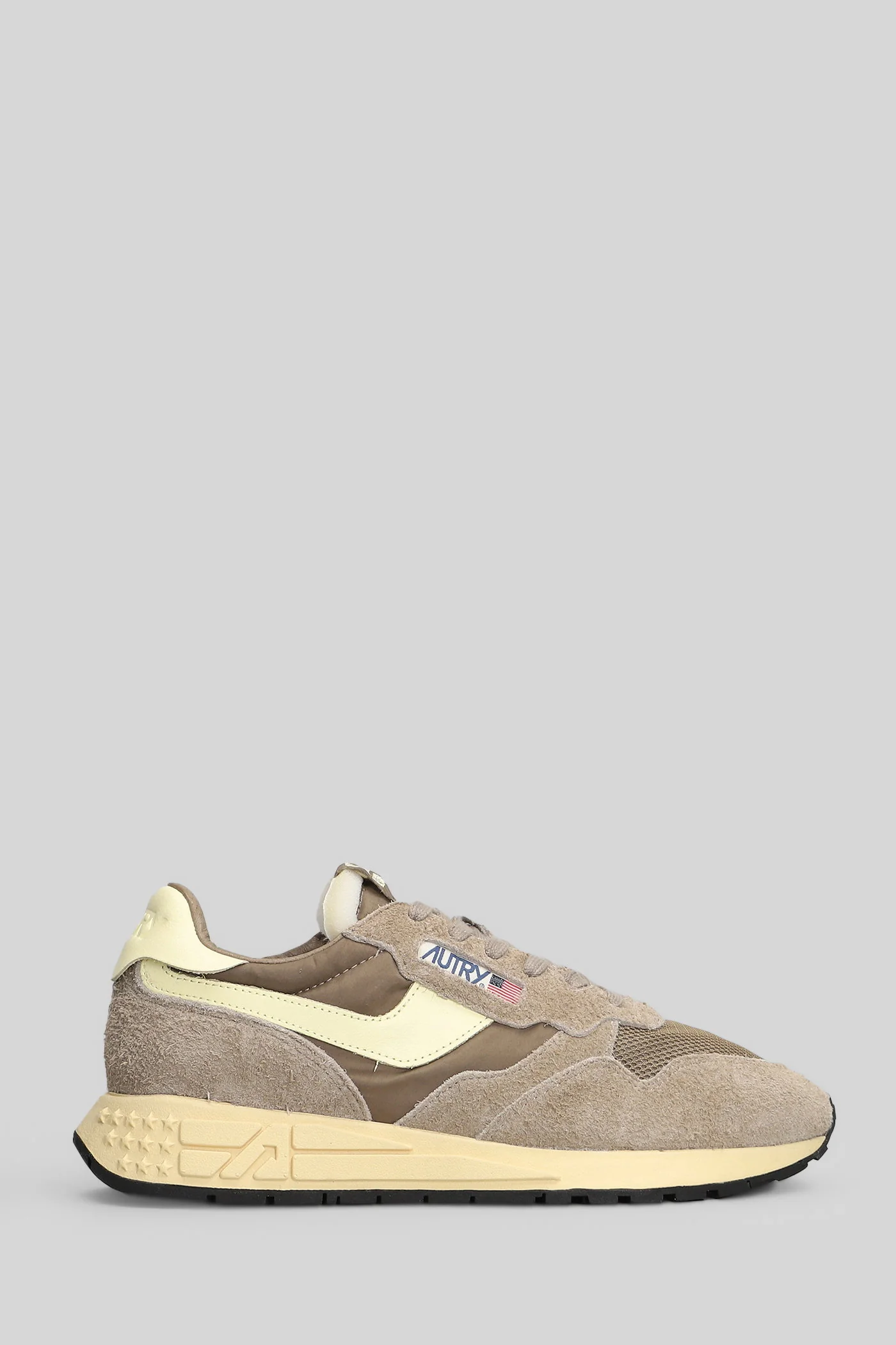Reelwind Low Sneakers in brown Suede and fabric