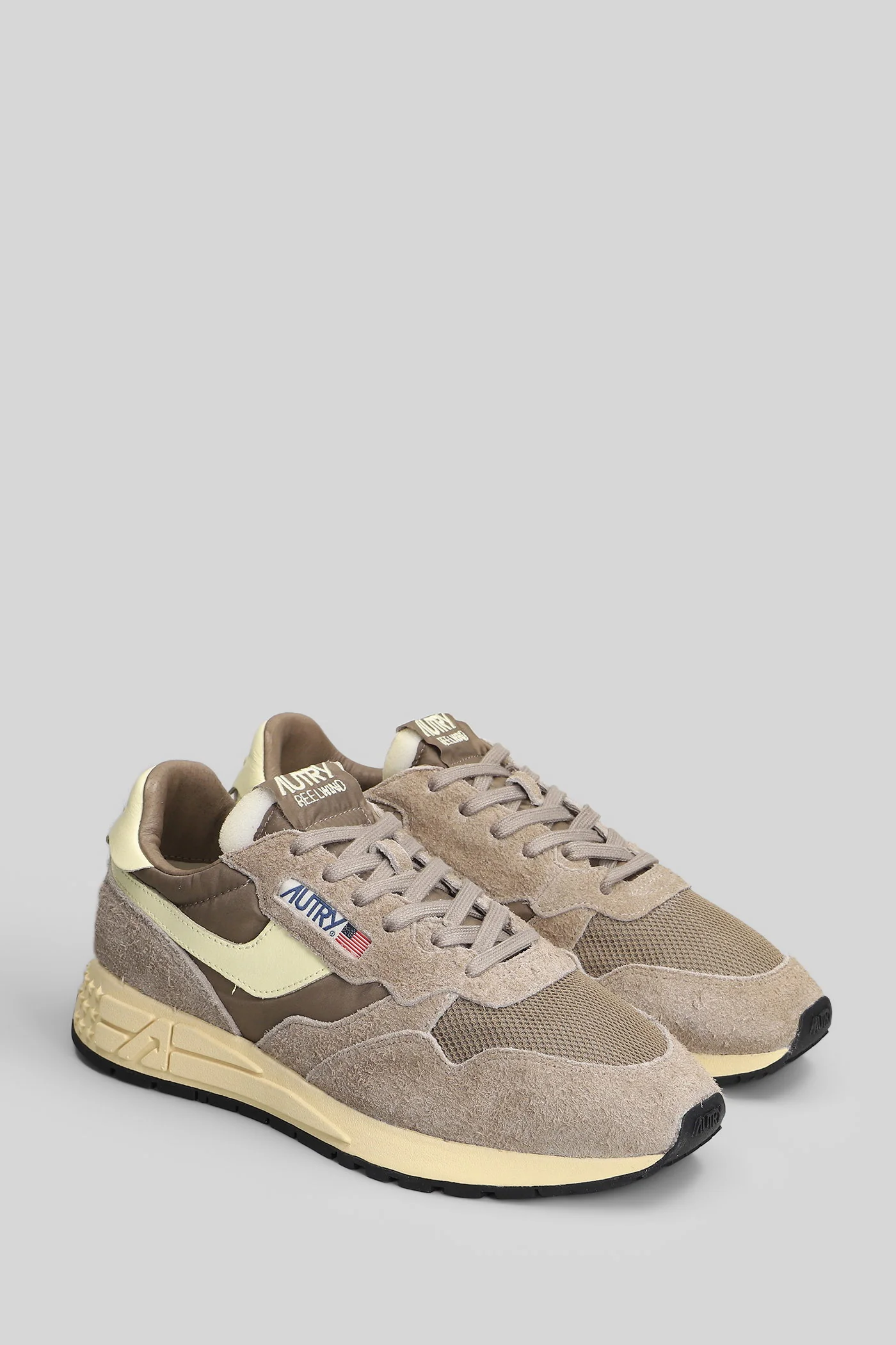 Reelwind Low Sneakers in brown Suede and fabric - Image 2
