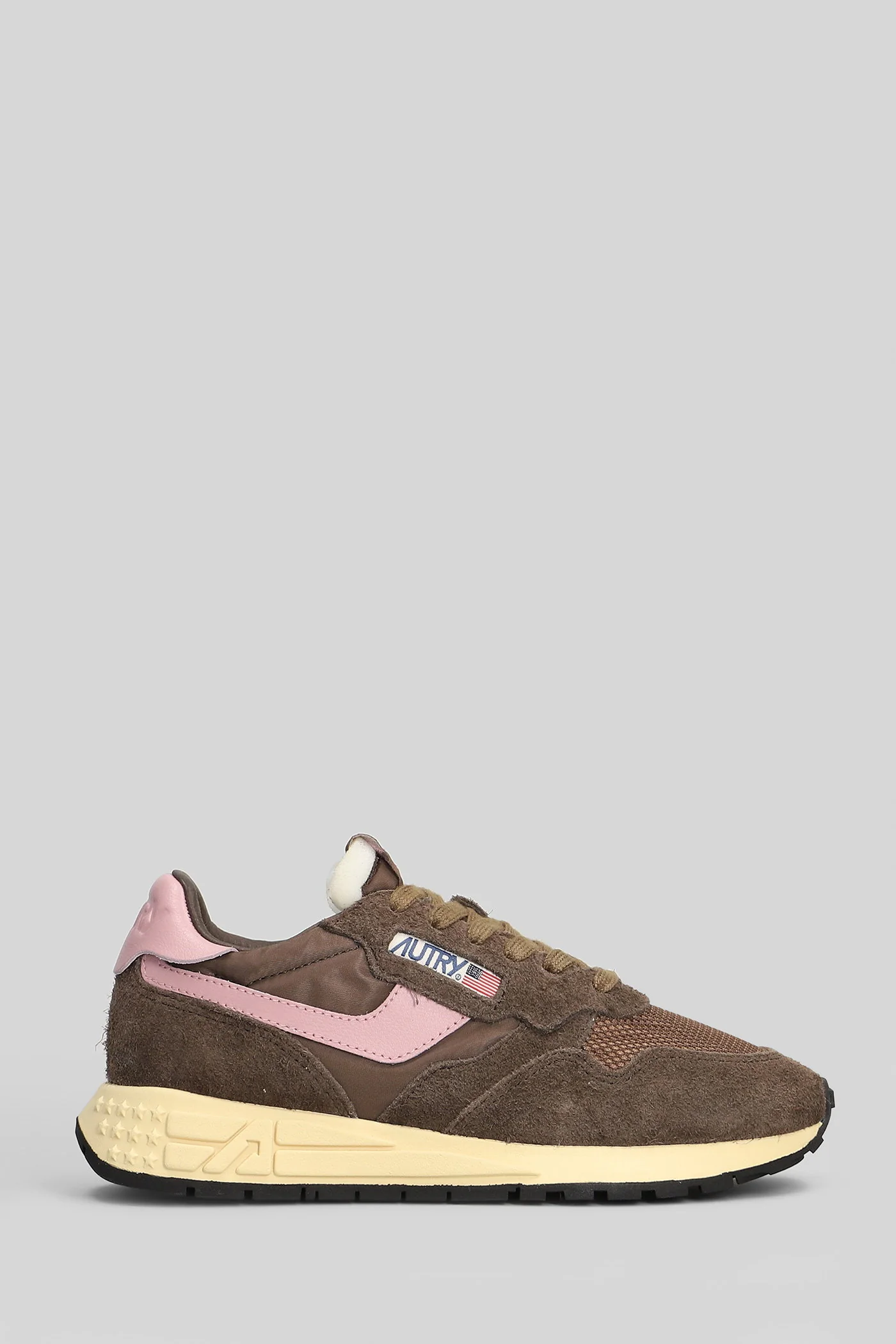 Reelwind Low Sneakers in brown Suede and fabric