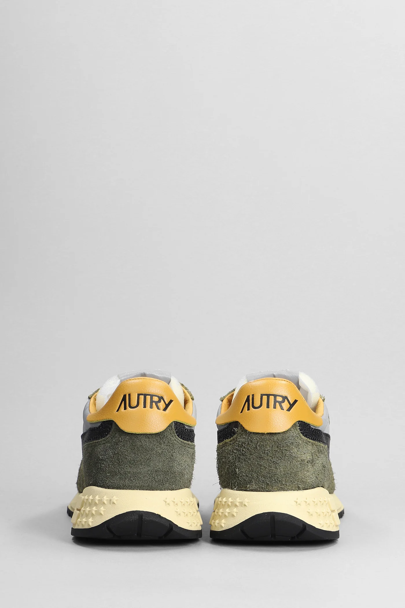 Reelwind Low Sneakers in green Suede and fabric - Image 4