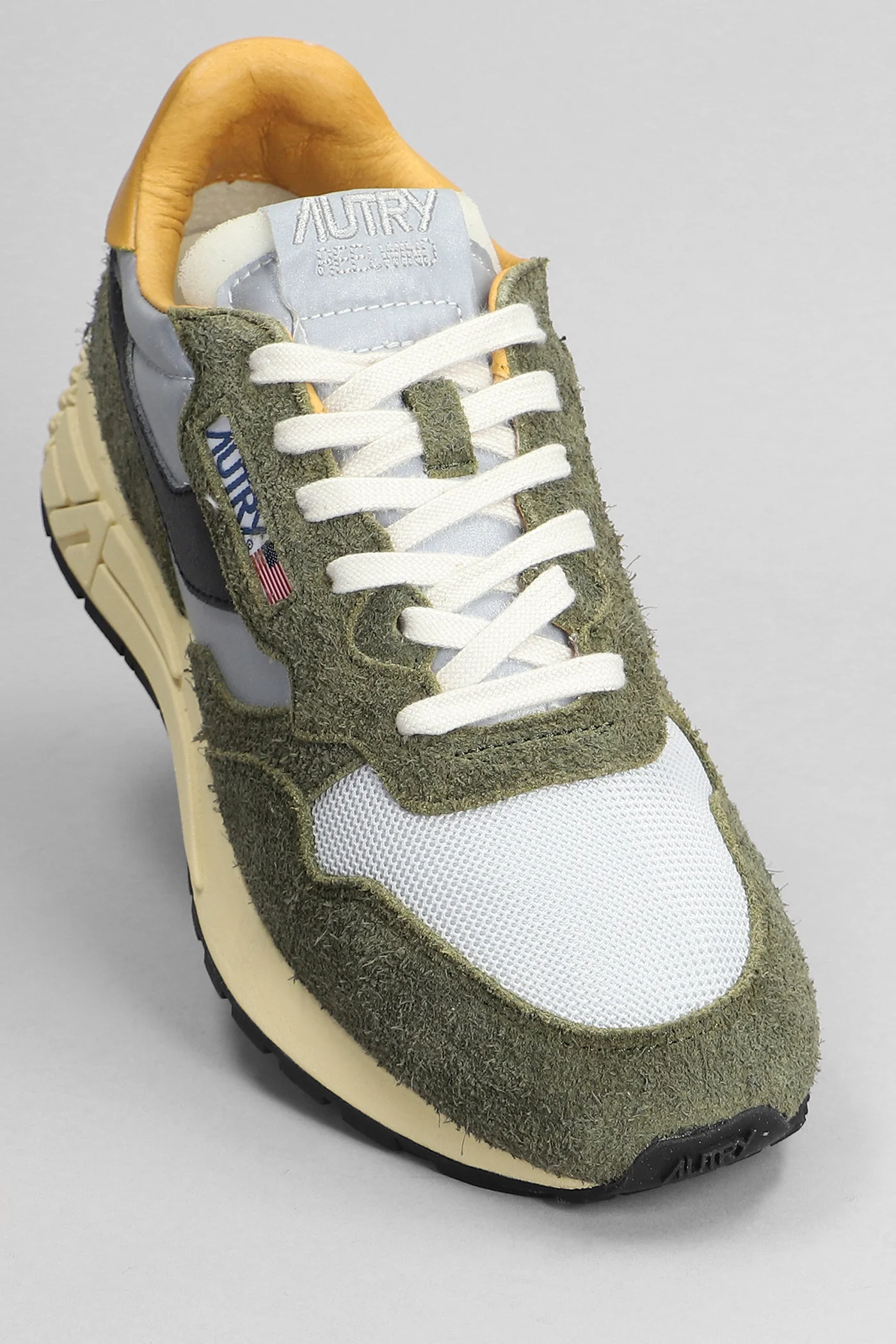 Reelwind Low Sneakers in green Suede and fabric - Image 5